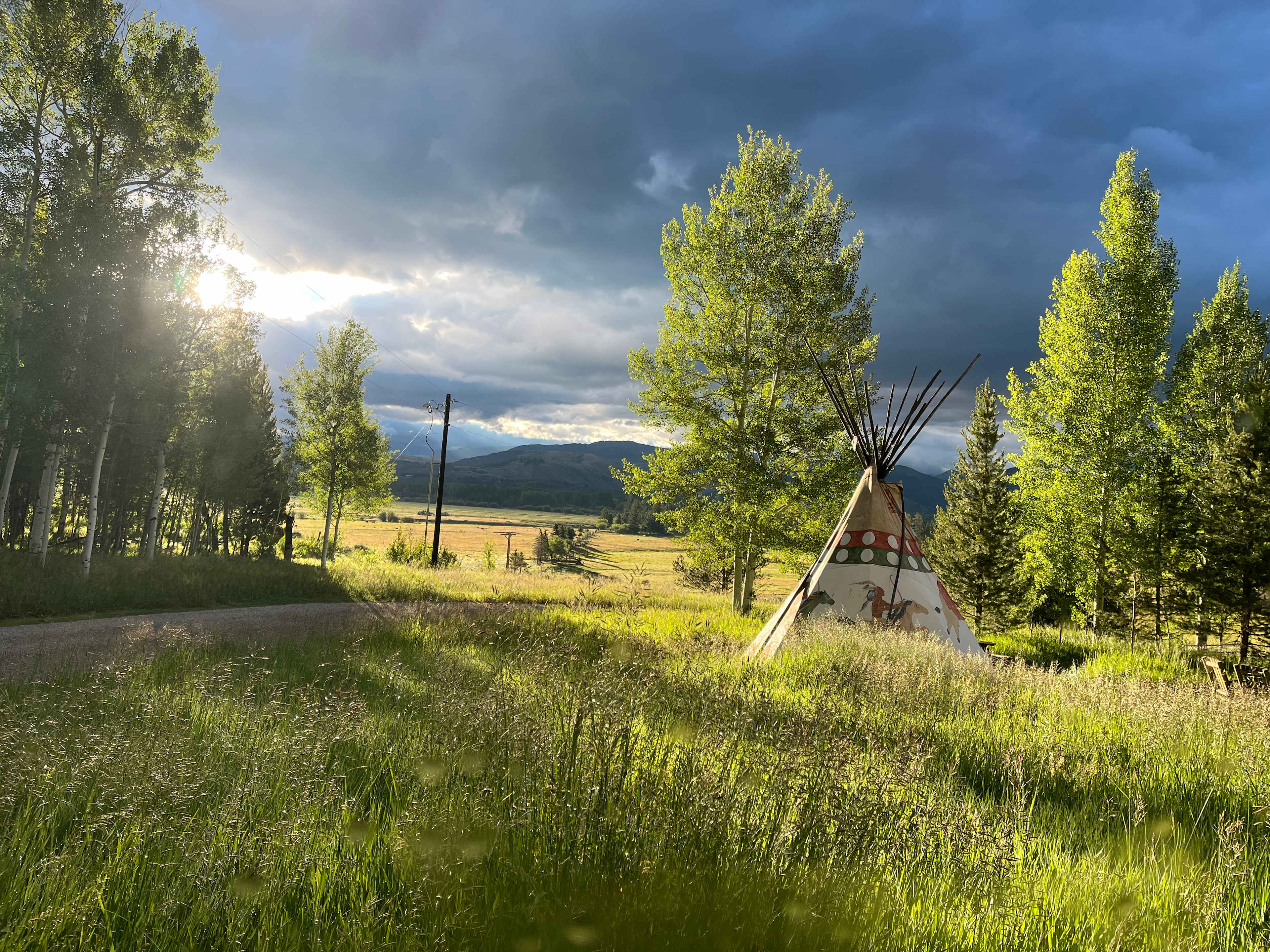 Teton Painted Tipi