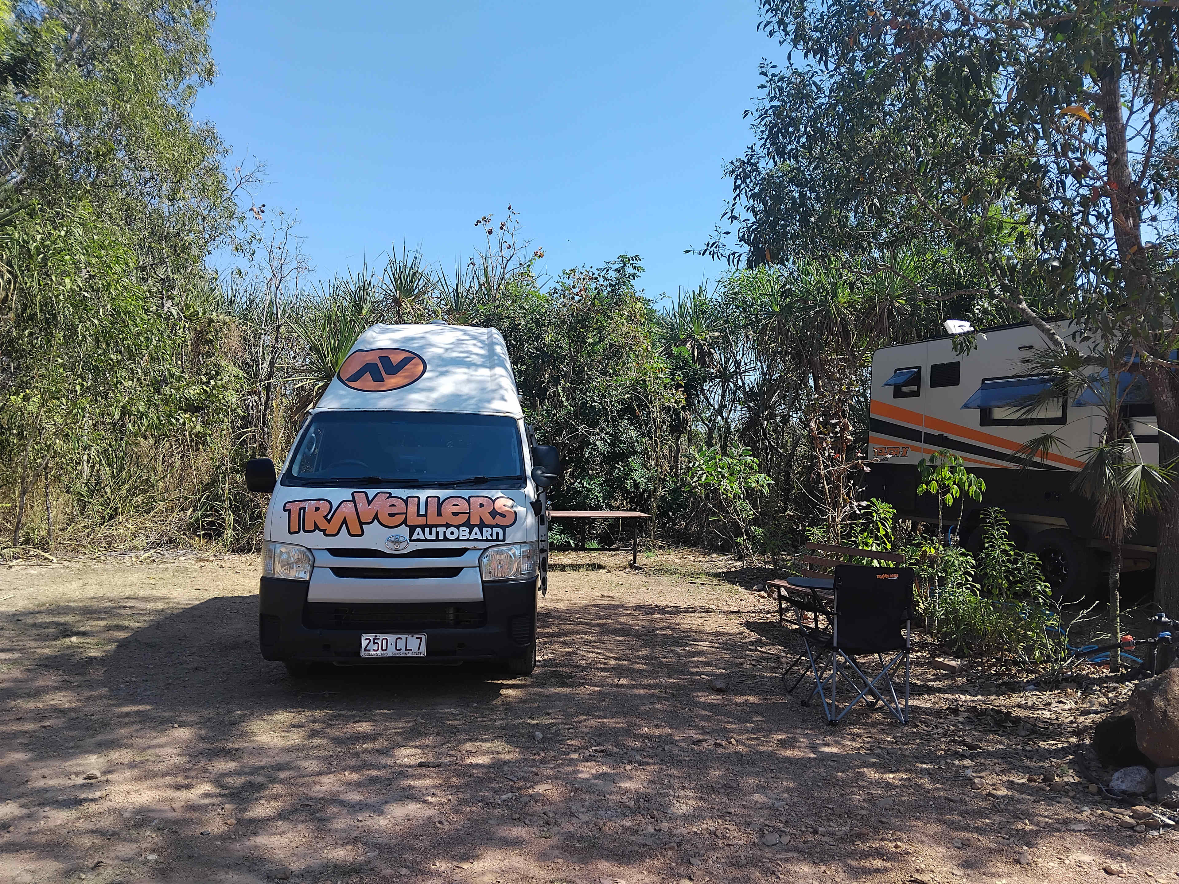 Campsite fits a campervan 