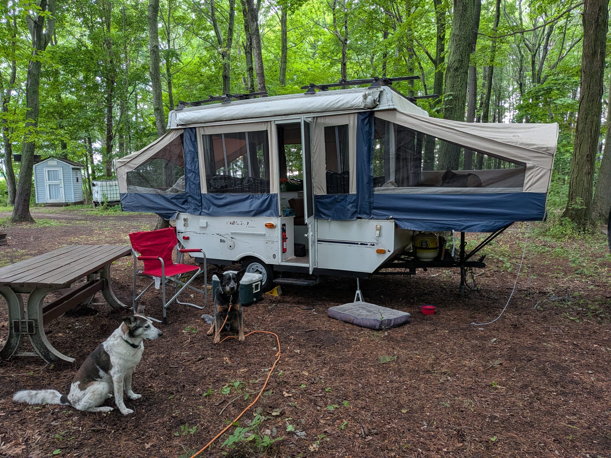 plenty of room for trailer, and getting hitched up