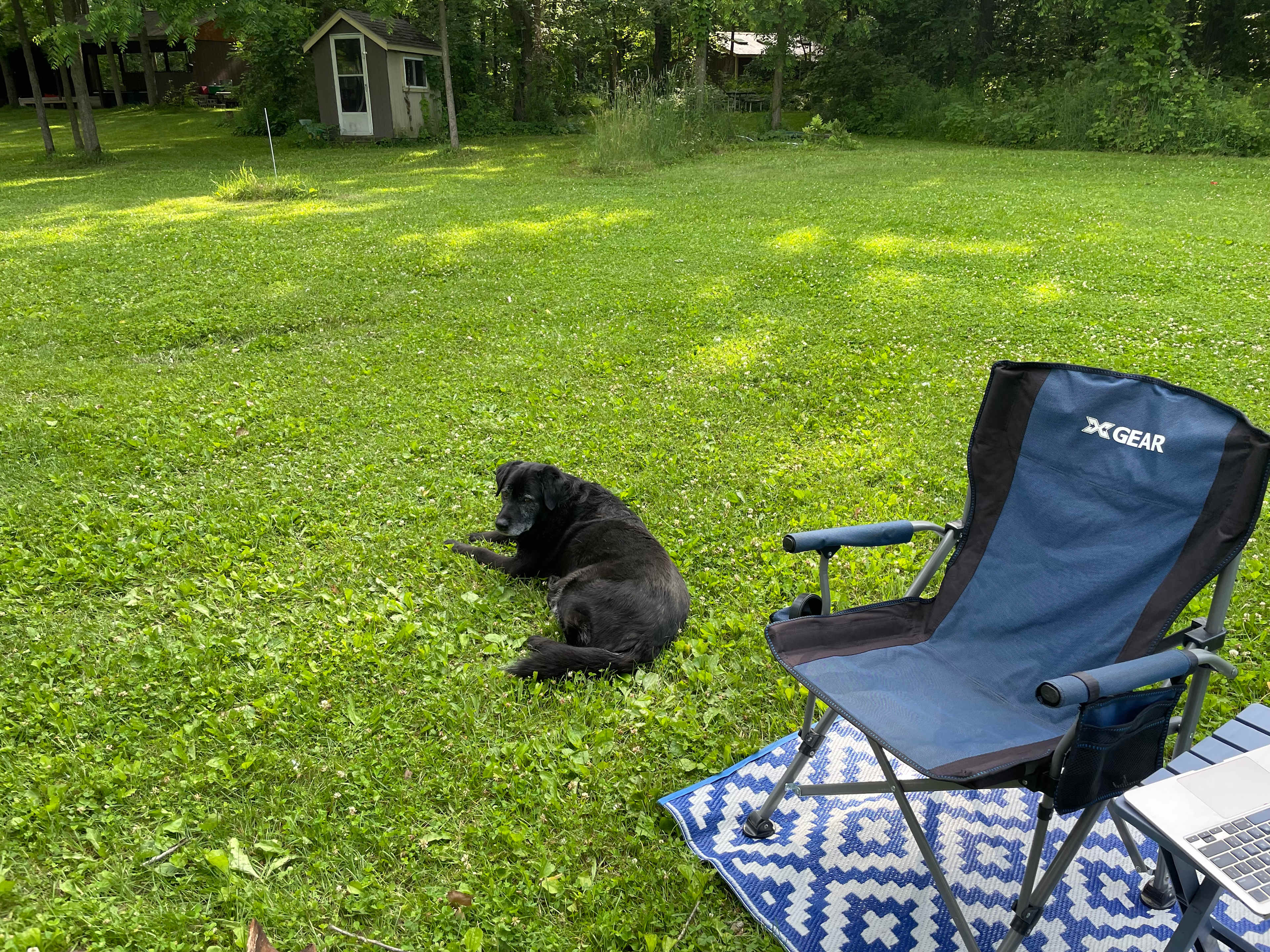 Luke enjoying life