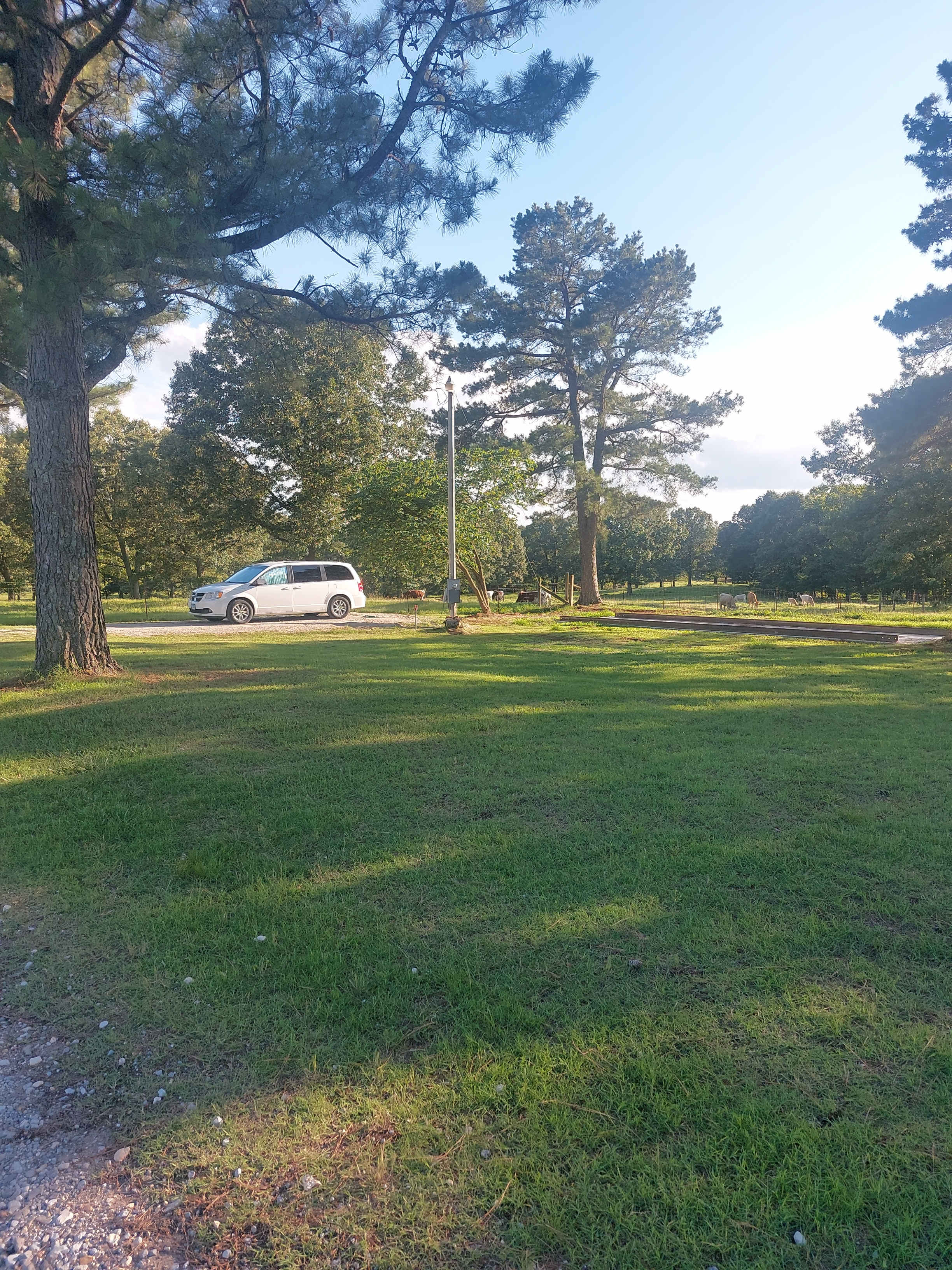 My vehicle on the RV Pad