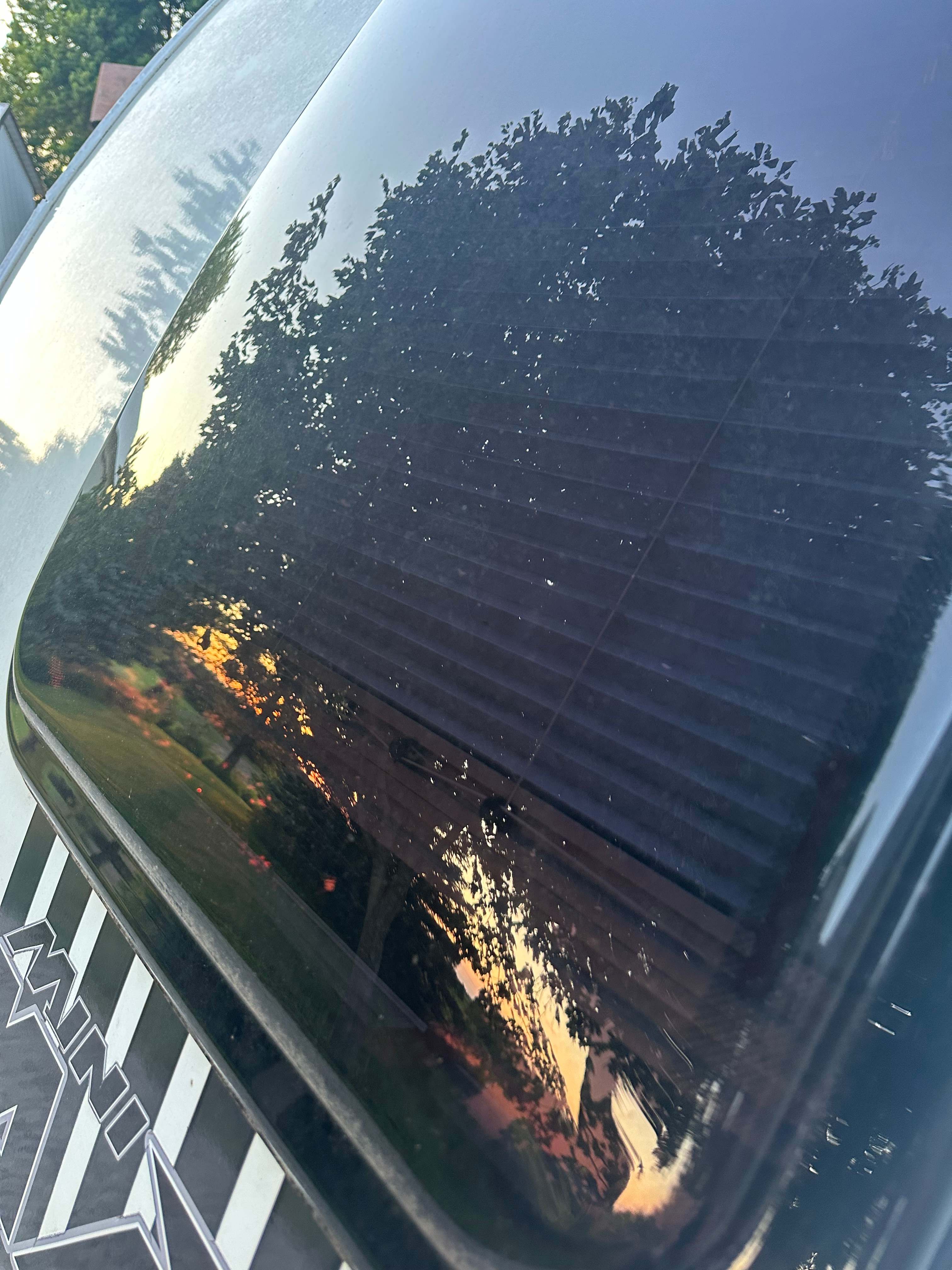 Reflection in the Stargazer window of my MiniMax camper 😍
