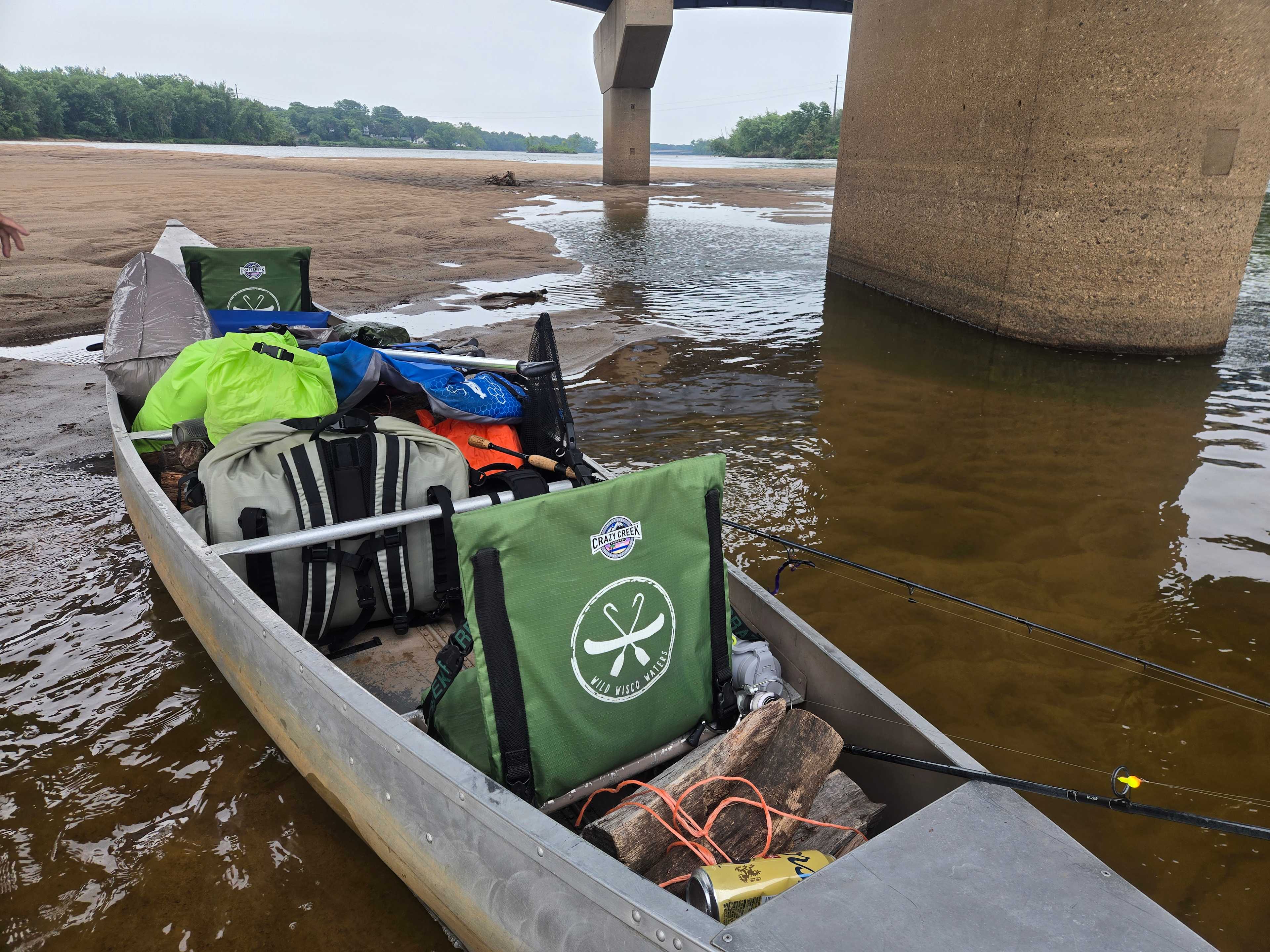 Wisconsin River Sandbar Camping