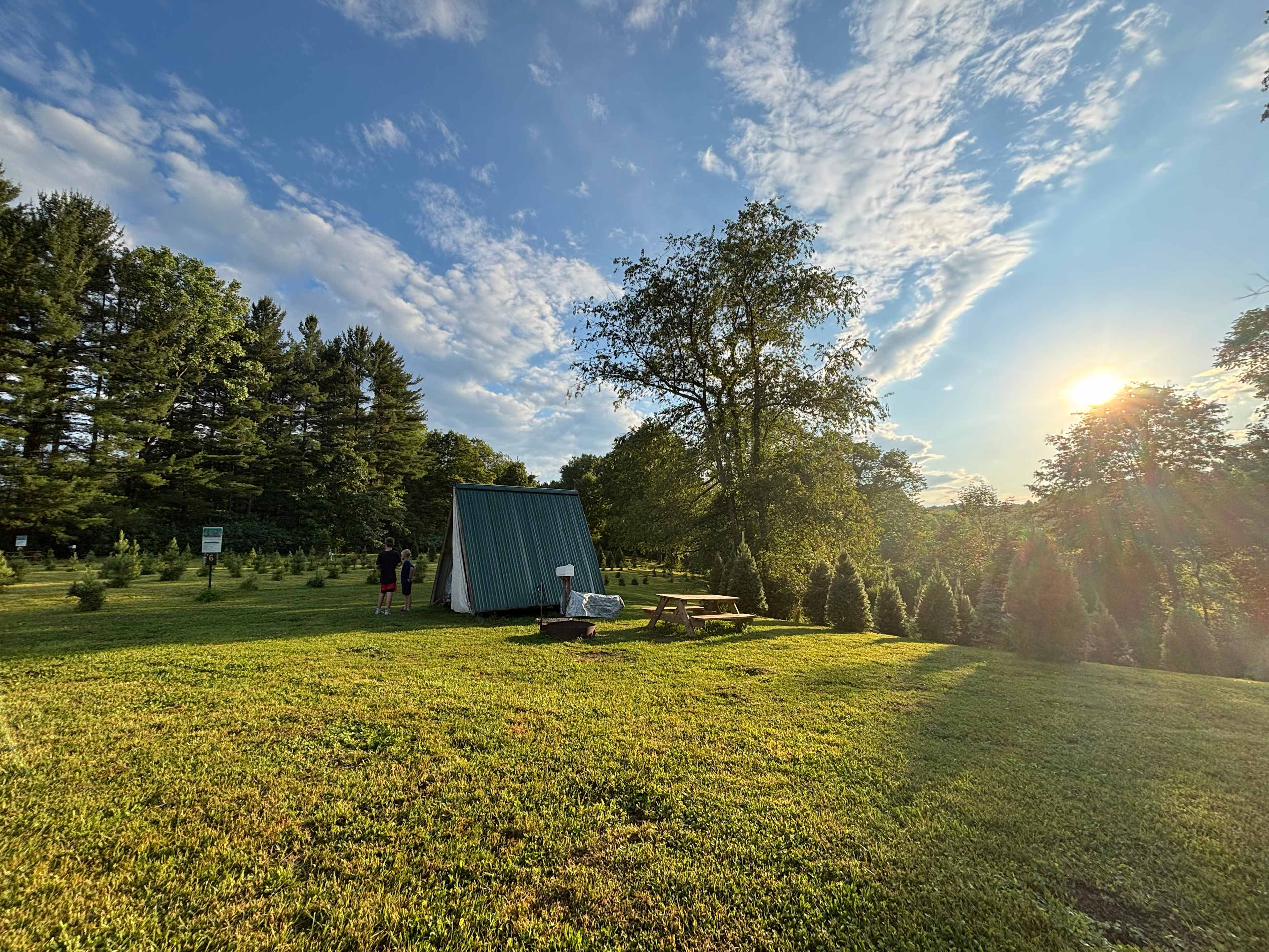 Camping at Heritage Farms