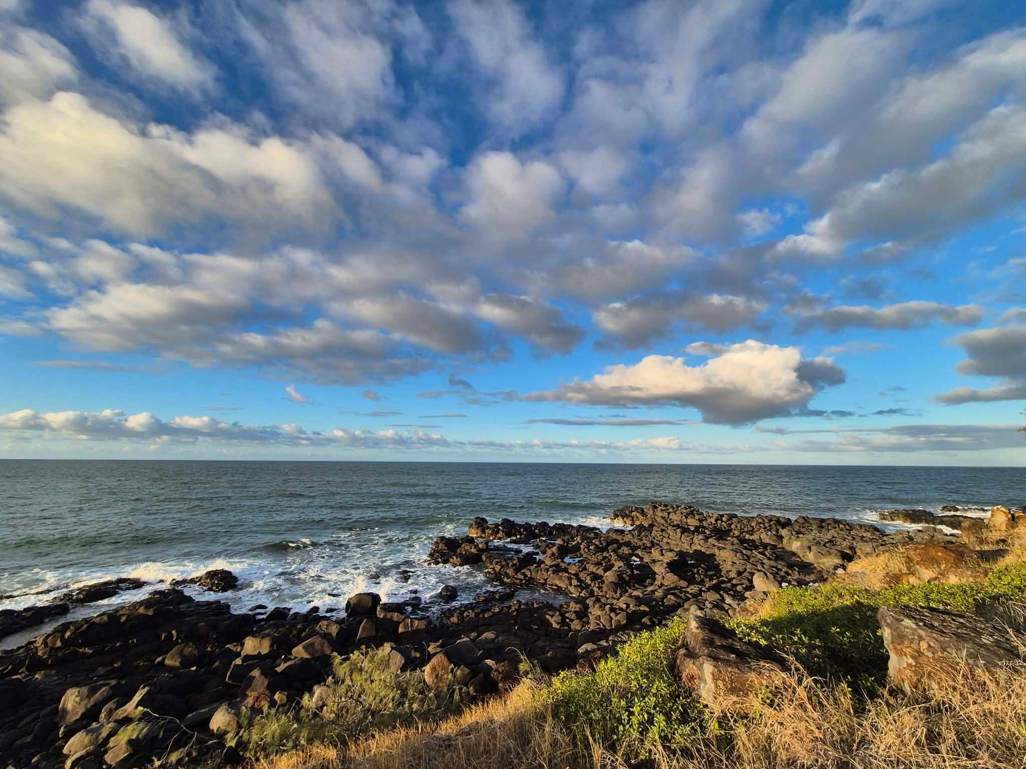 View from the walking path
