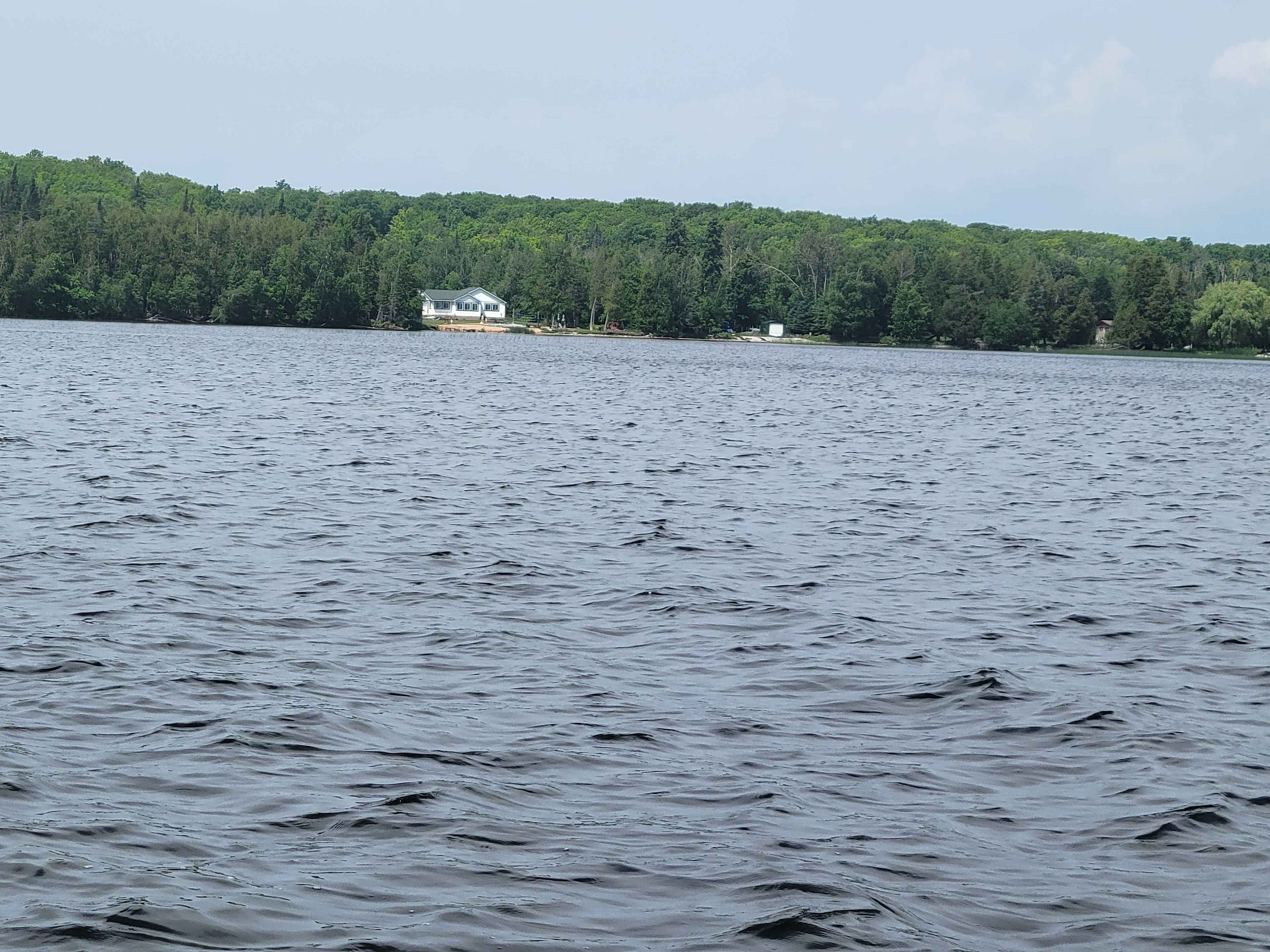 View of the campground from Indian Lake.