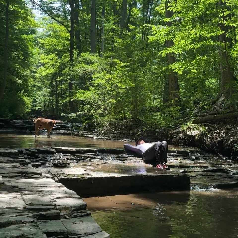 Psalm 23:2-3 He makes me lie down in green pastures, he leads me beside quiet waters, he refreshes my soul.