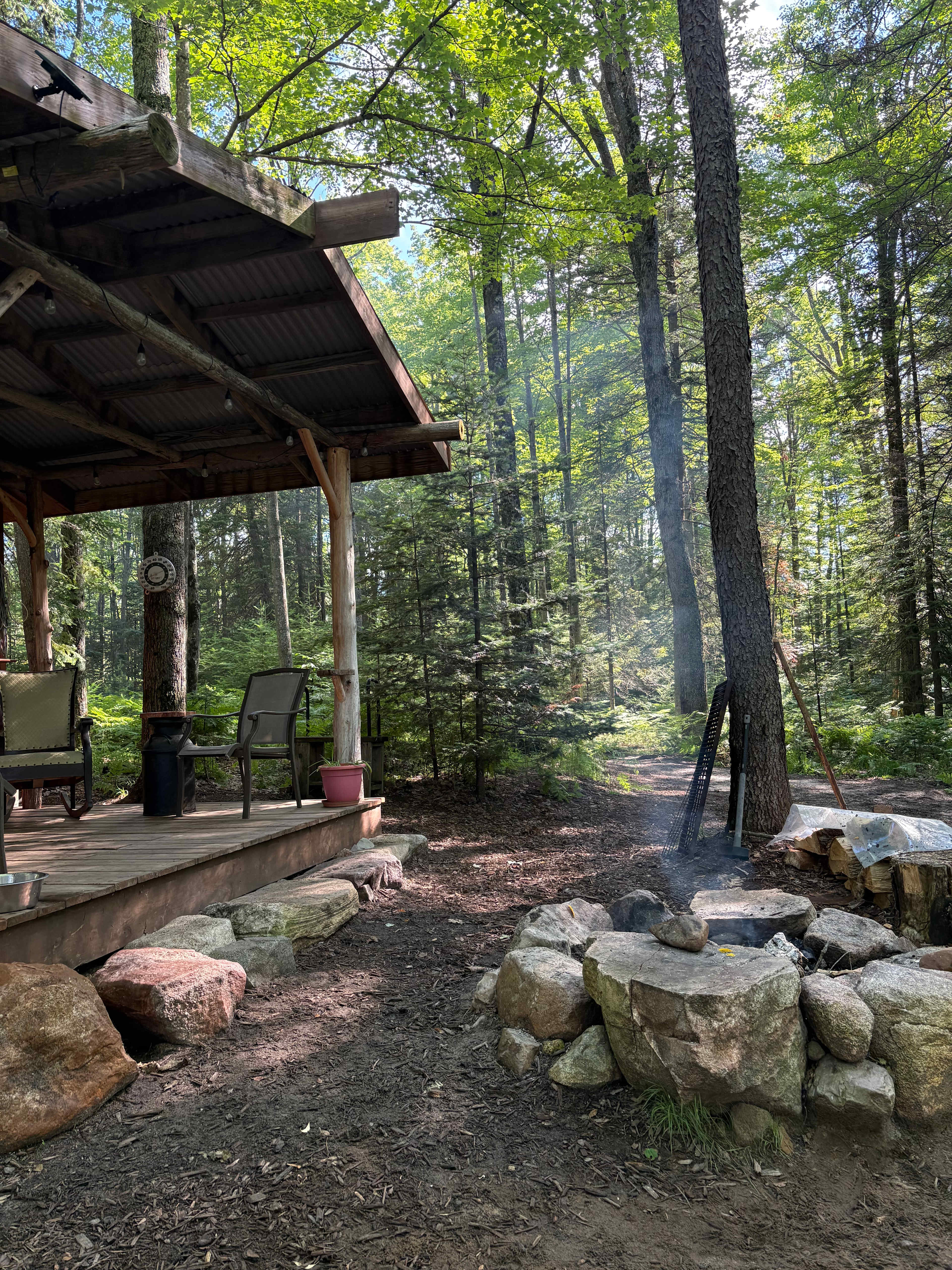 Ricky’s Pine River hunt/camp