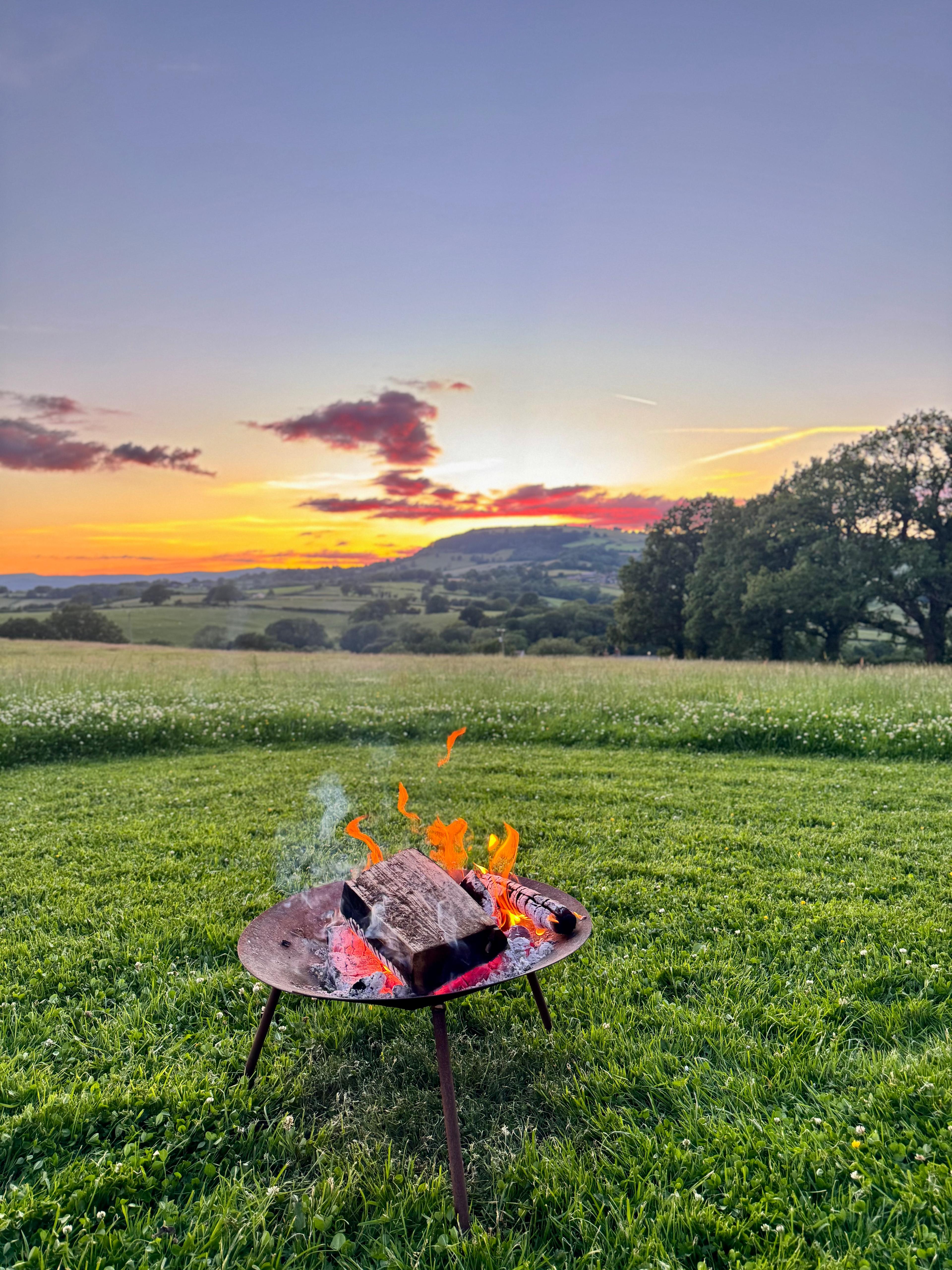 Red Sky at Night Campsite