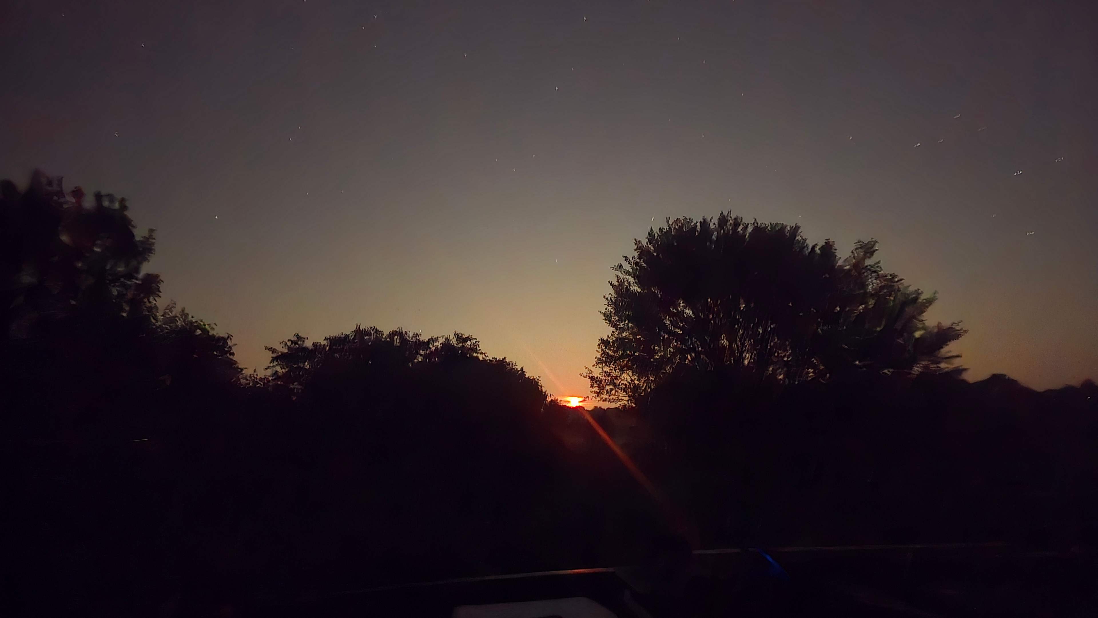 That evenings moonrise. 