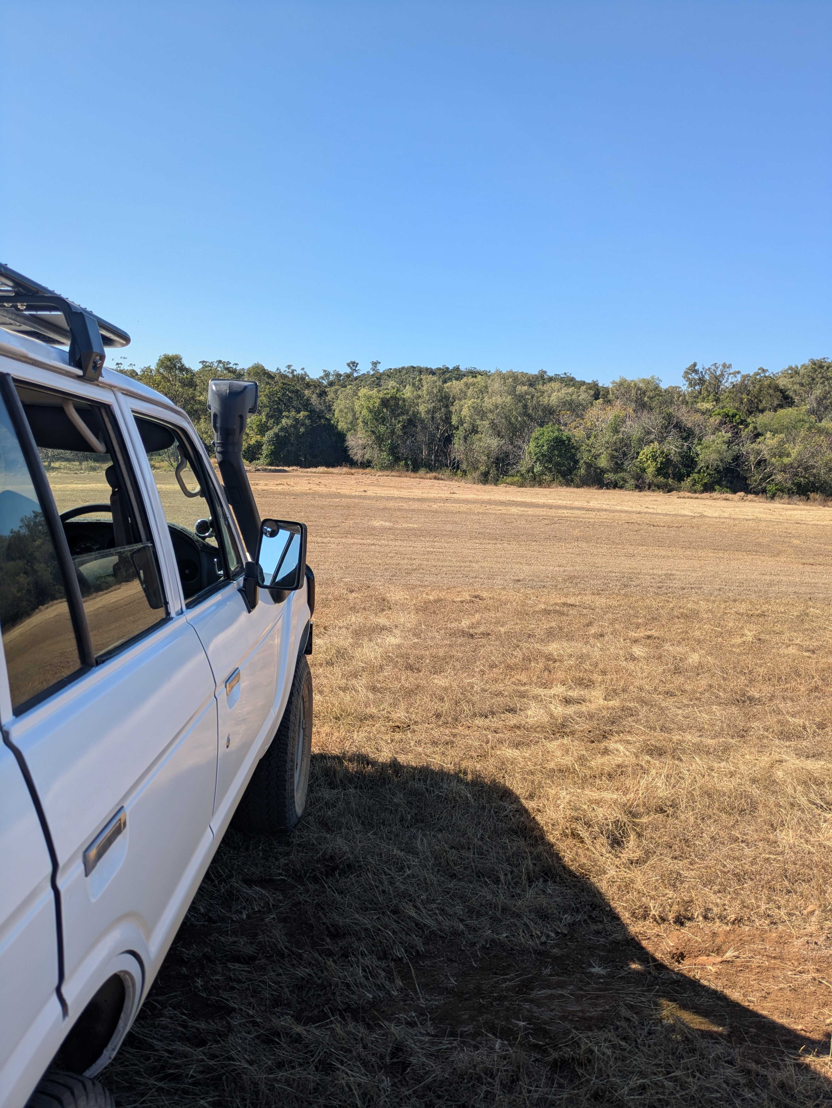 Nice flat land with a great backdrop 