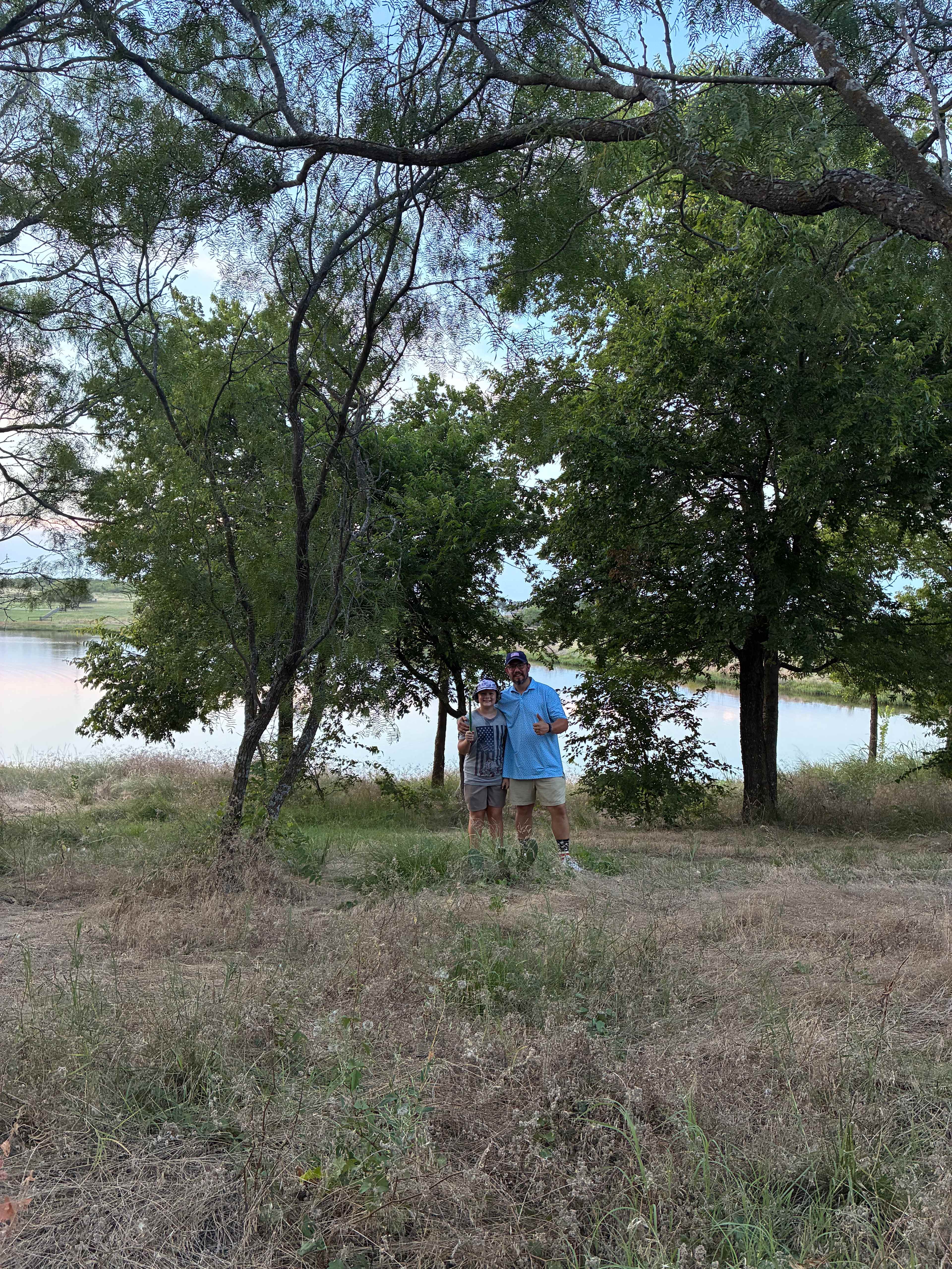 Stocked pond and nice view