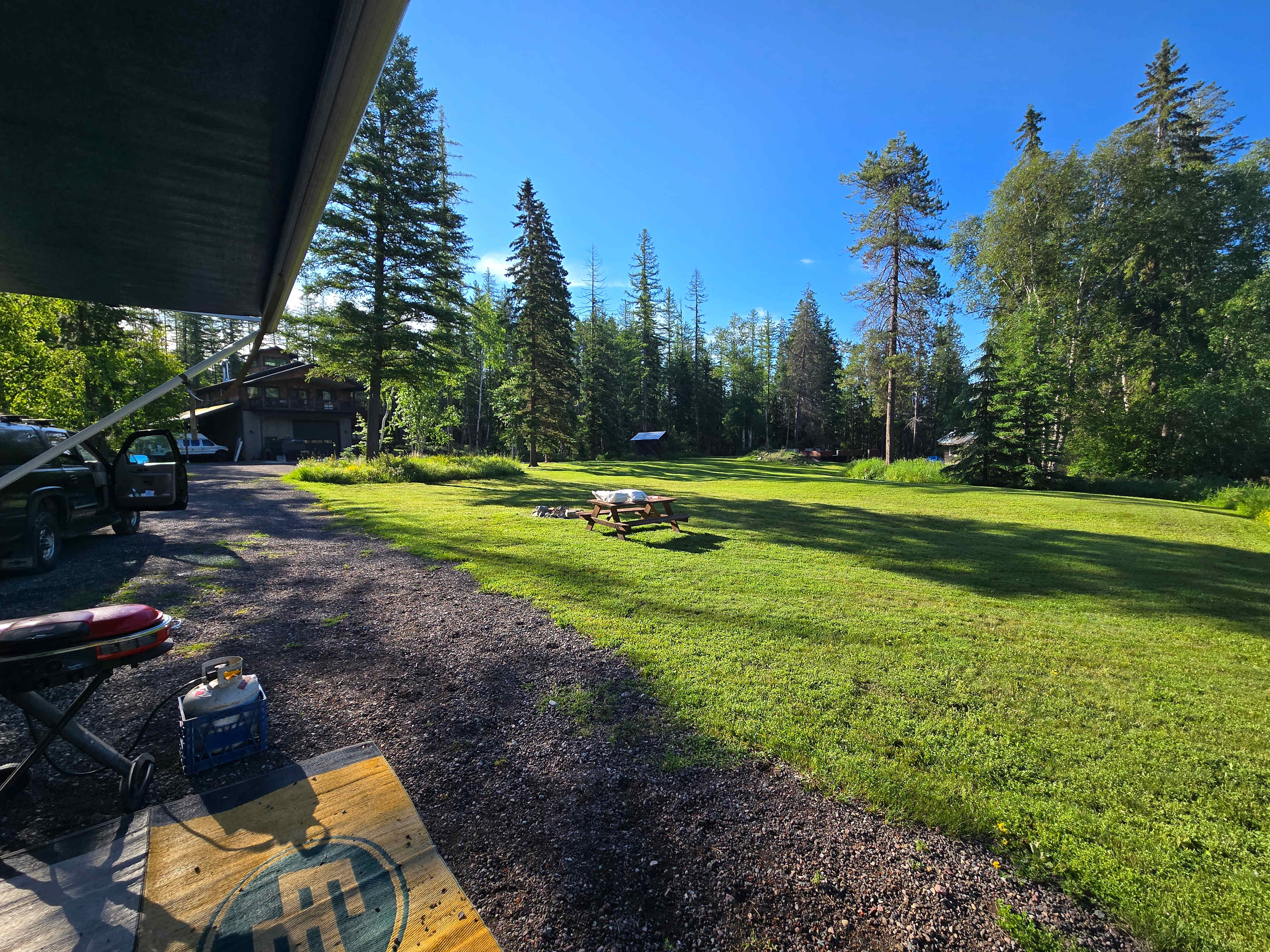 View from the trailer