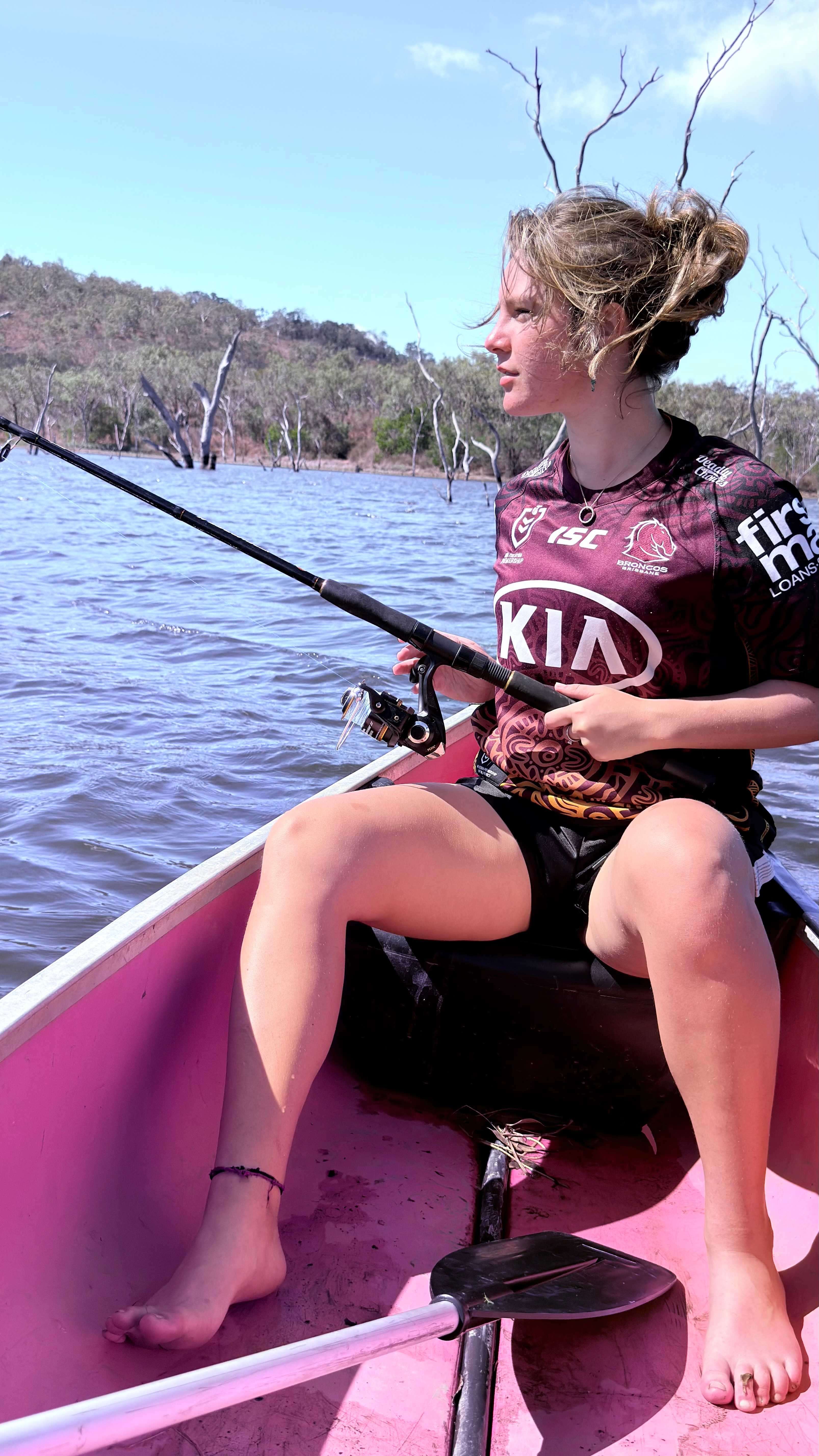 Using the Kayaks to fish