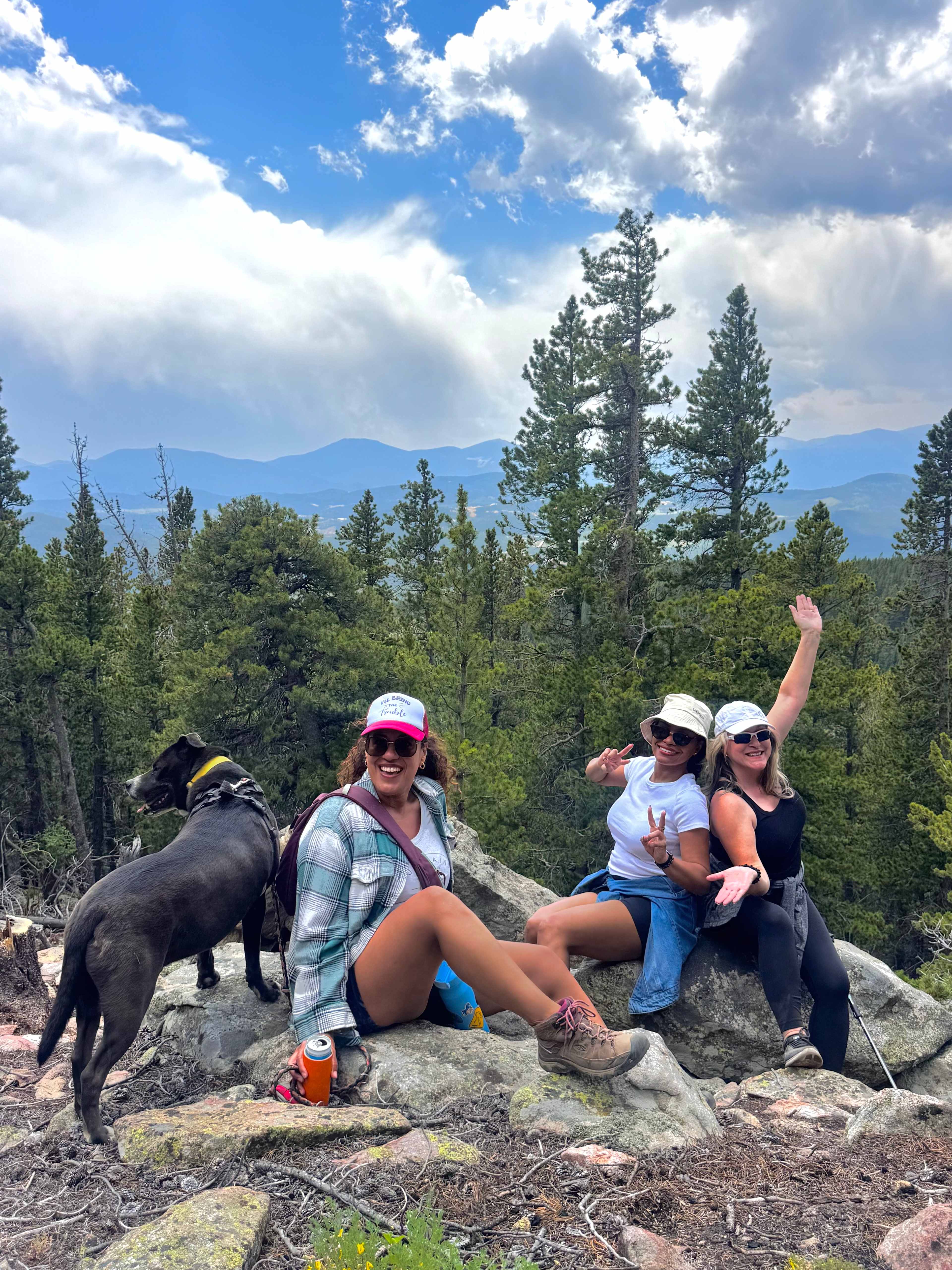 Hike up the trail from site 3 to get to this view
