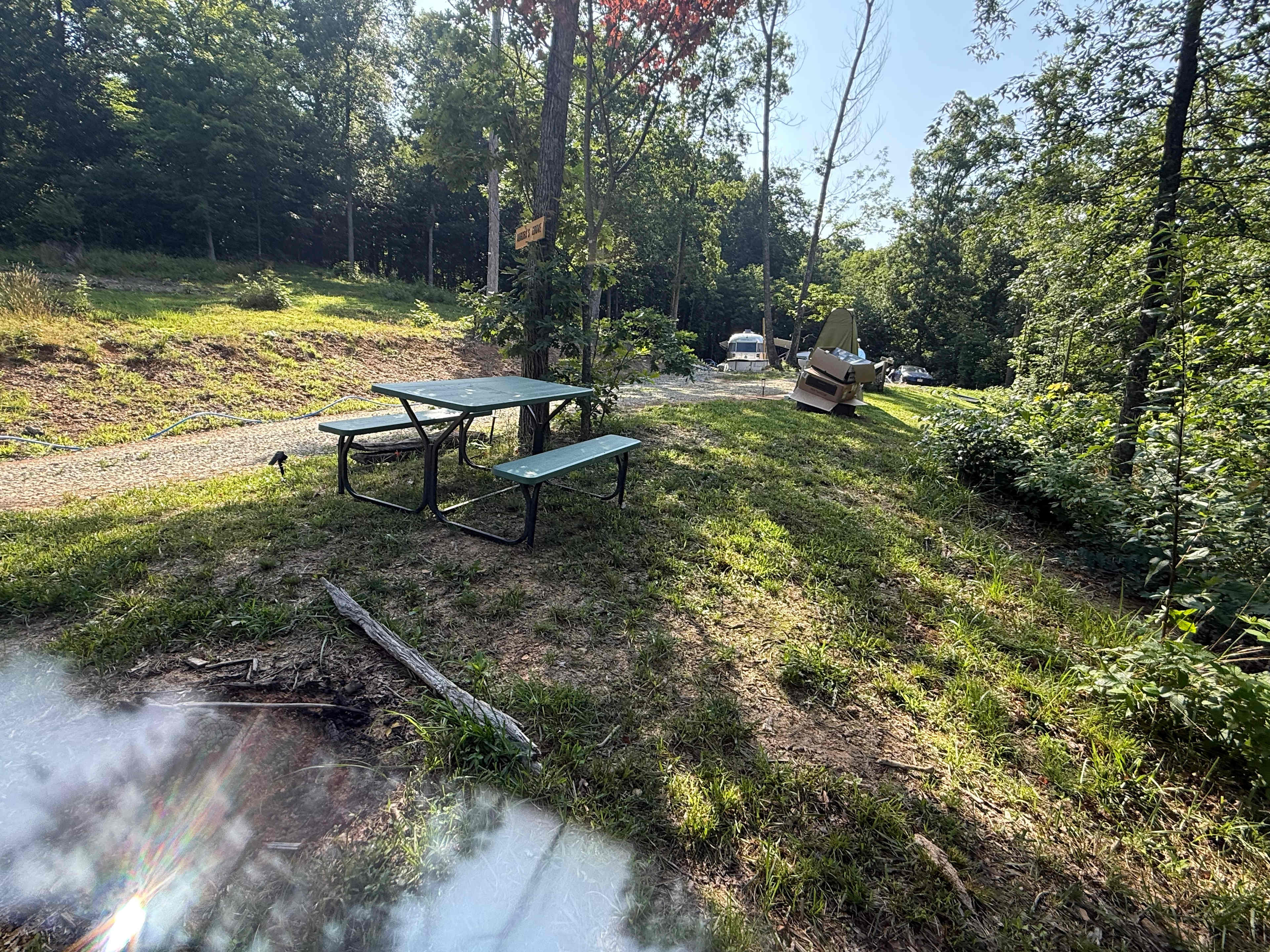 I set up my tent right from where I was standing, taking this picture - 