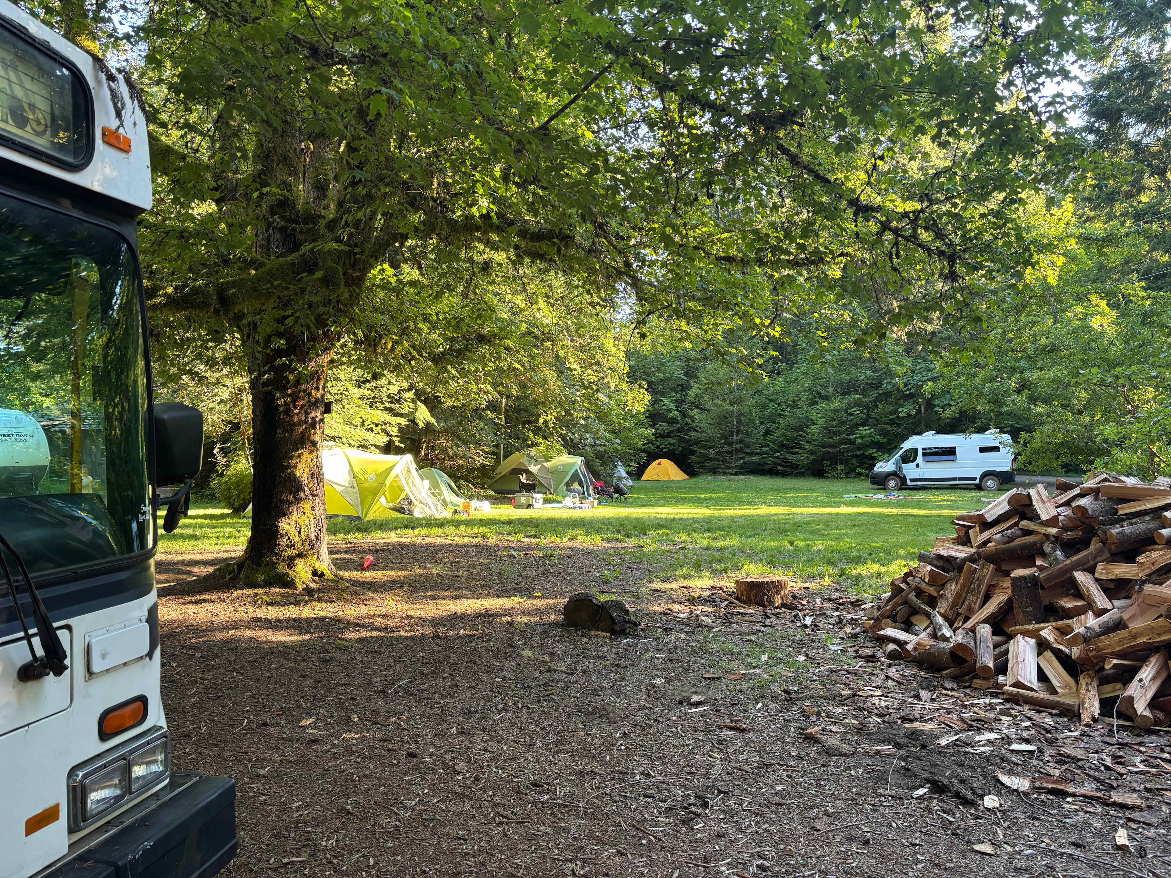 Open Space Tent Sites (forested options available)