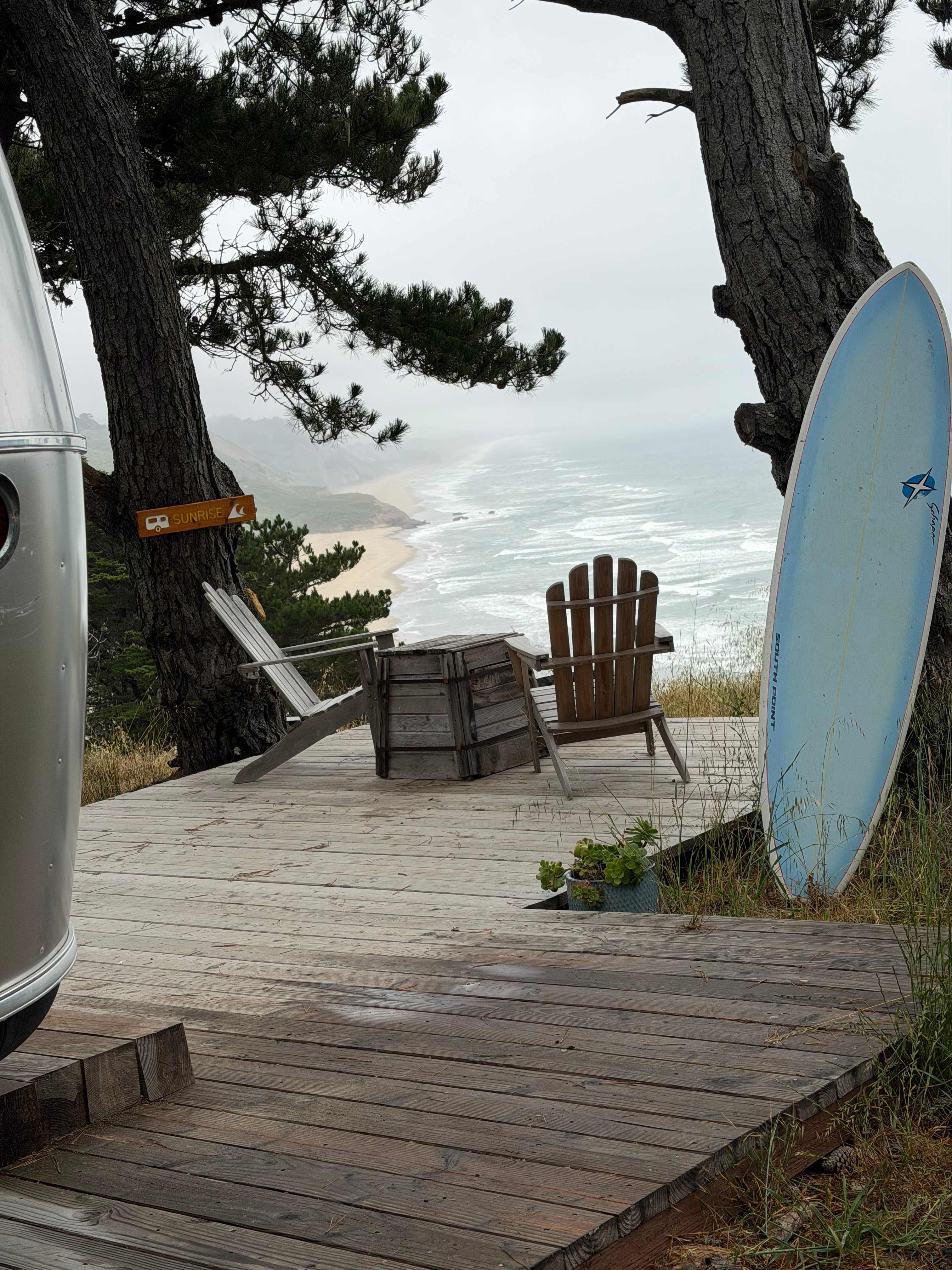 Tunitas Beach Overlook - Airstream