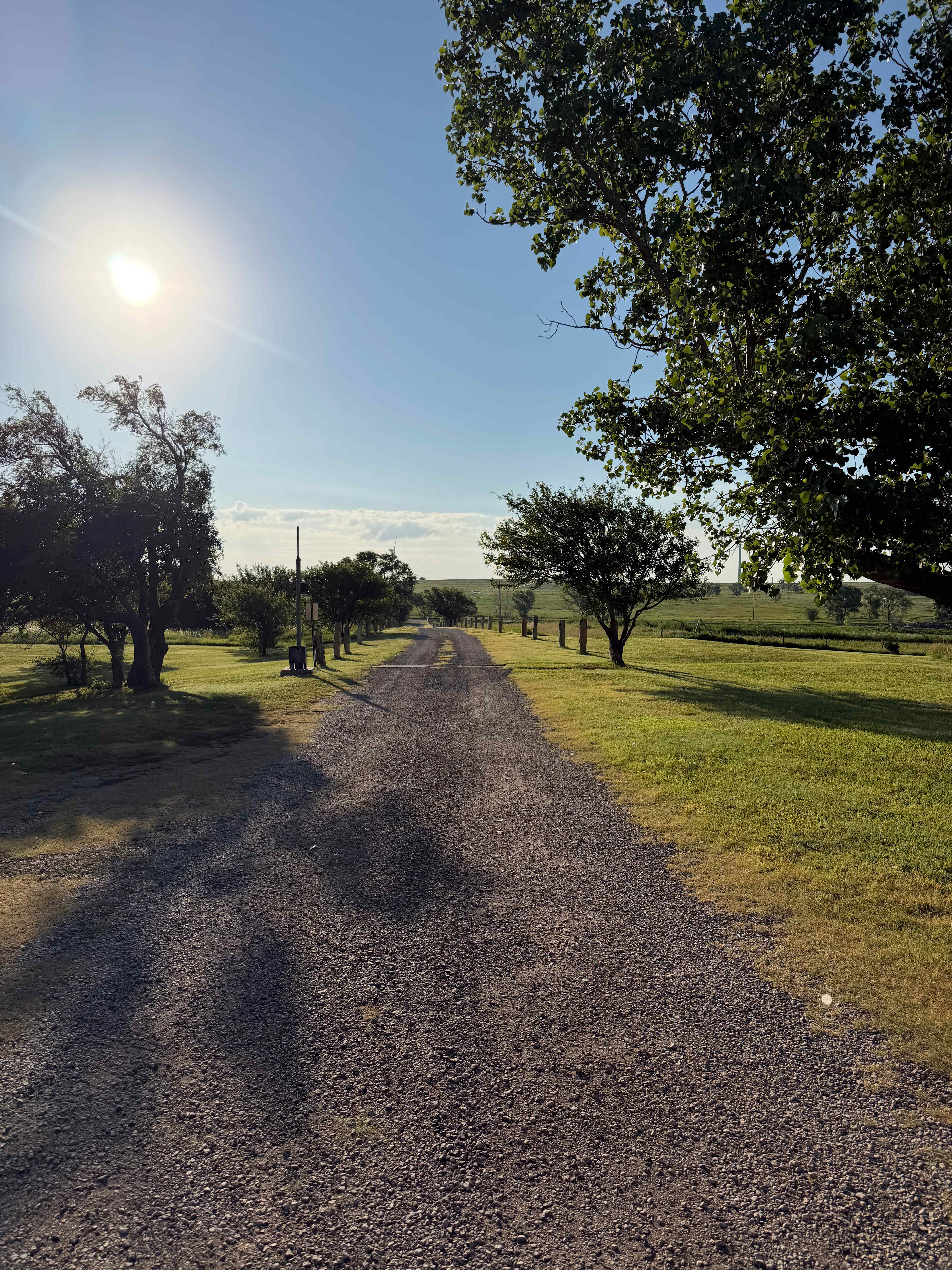Main entrance drive