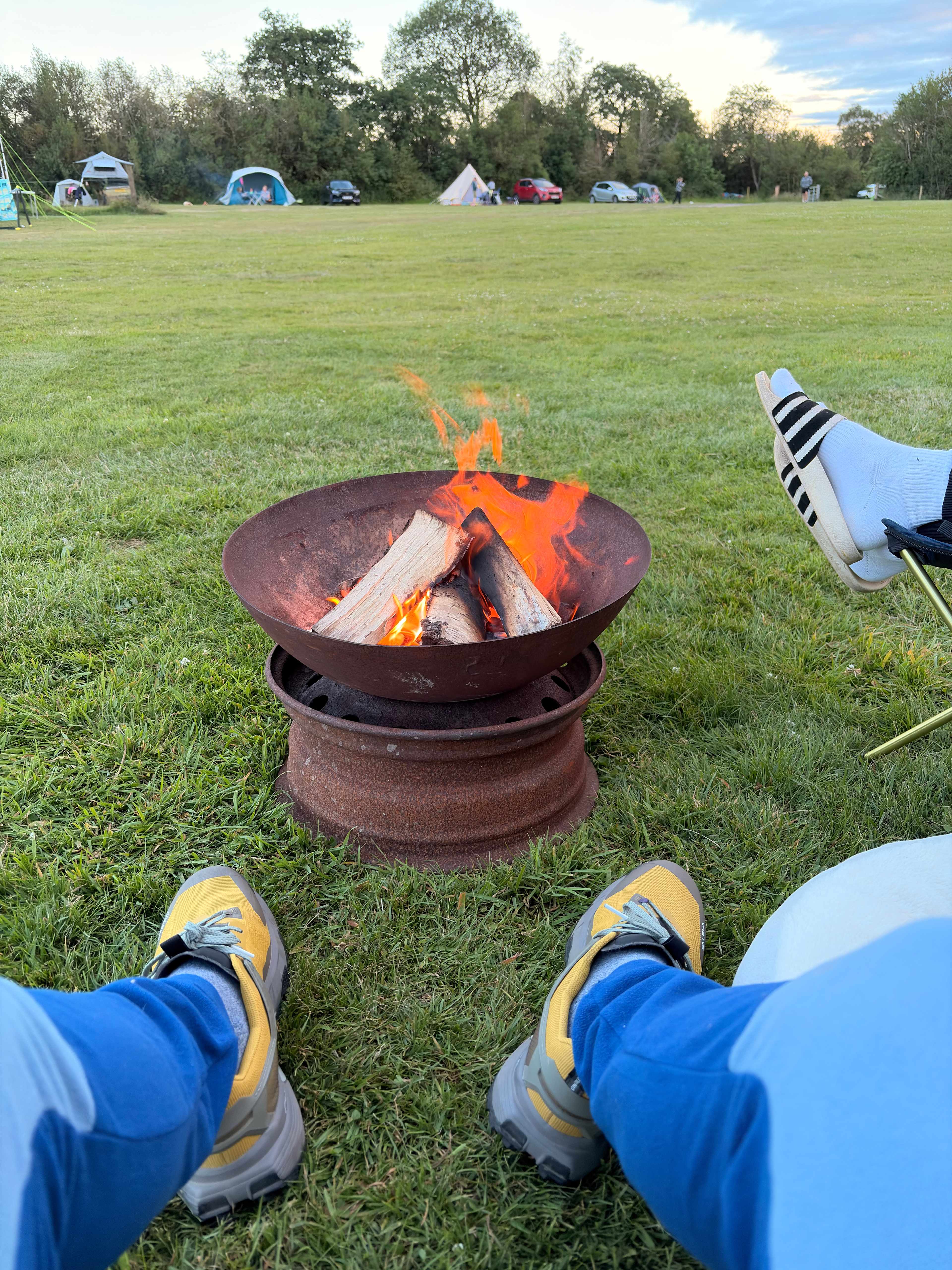 Camping at The Hollies