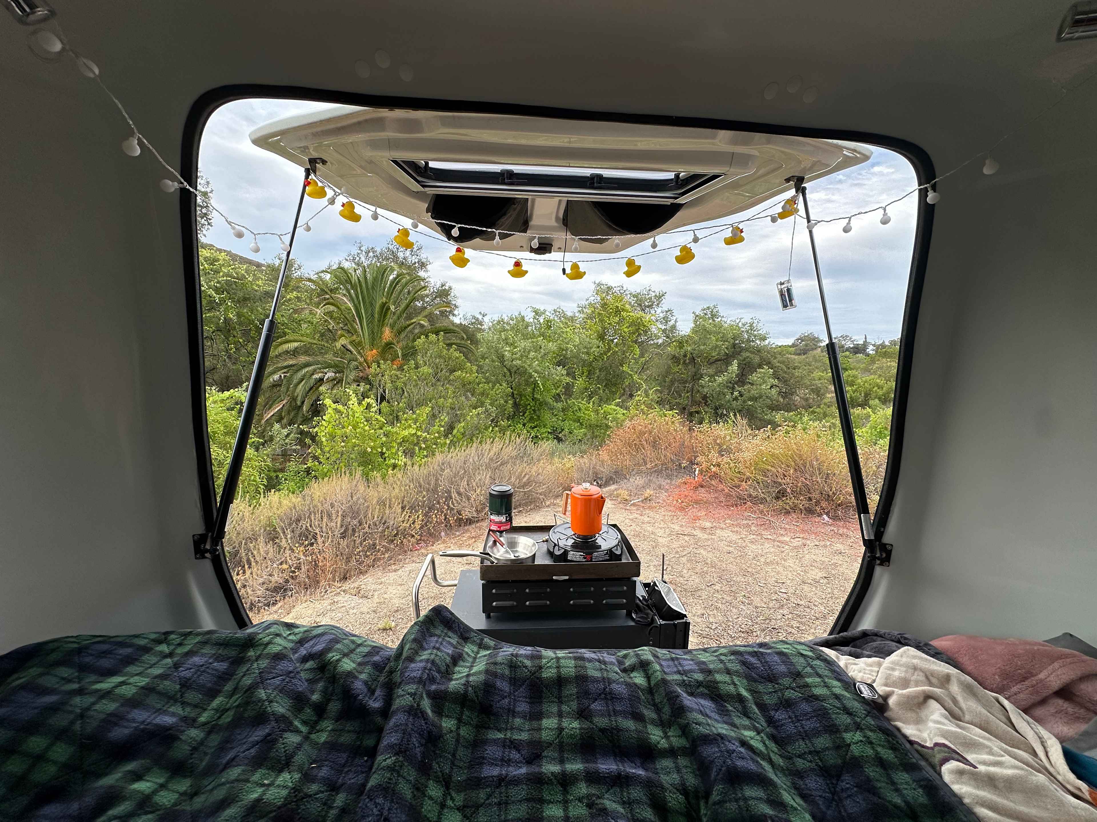 The view from the campsite 3