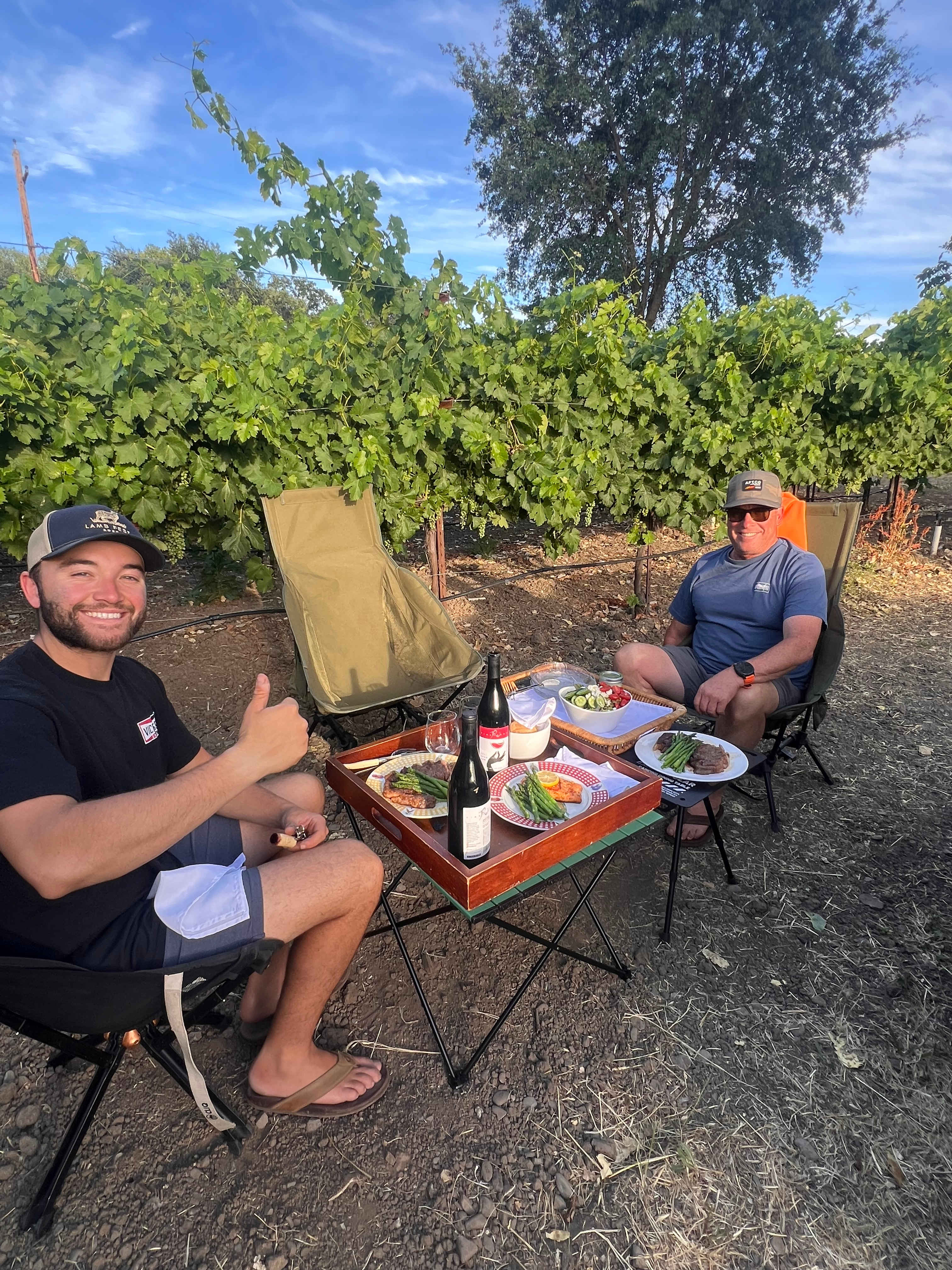 Vineyard dinner