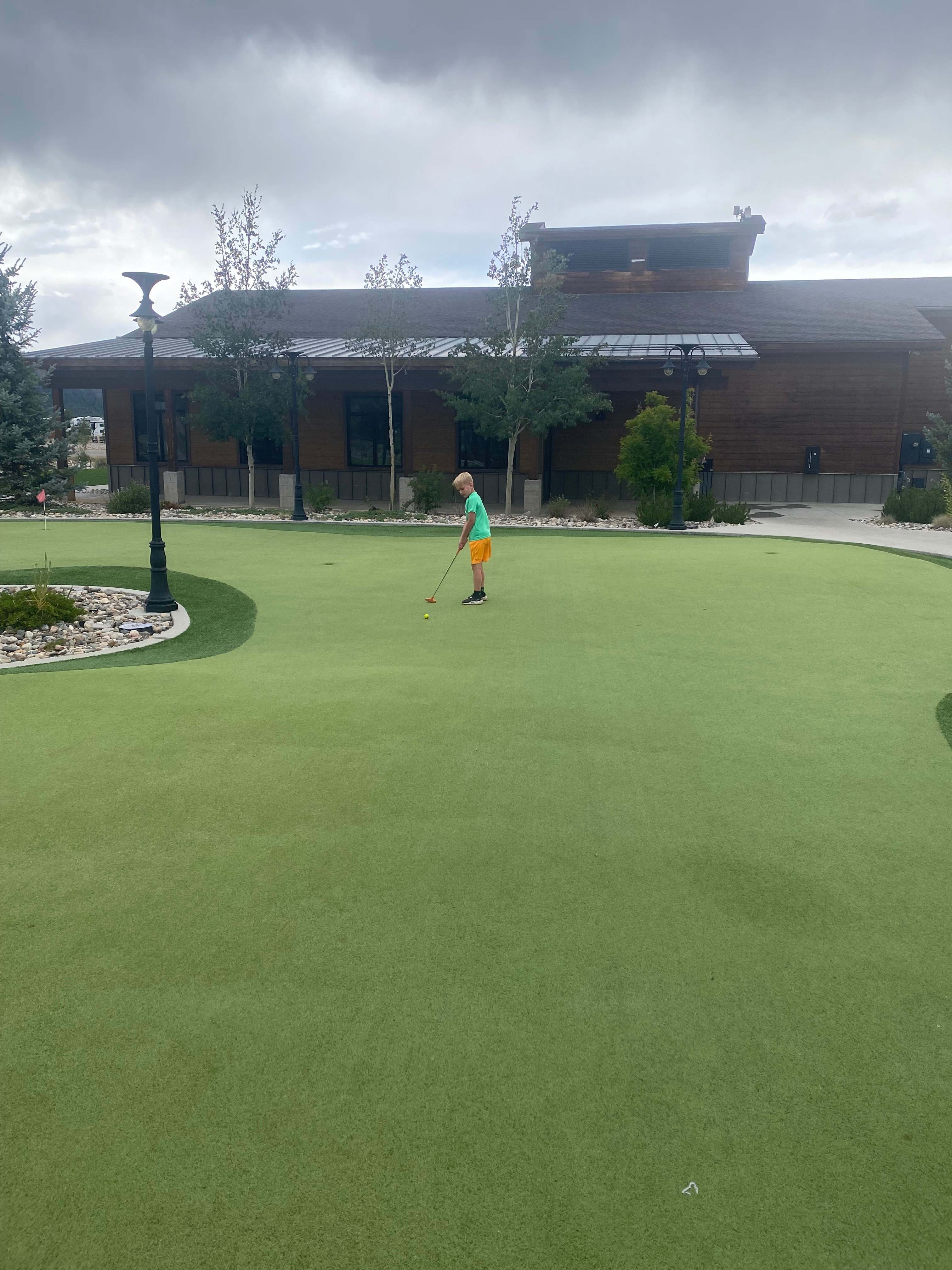 Putt-putt practice course