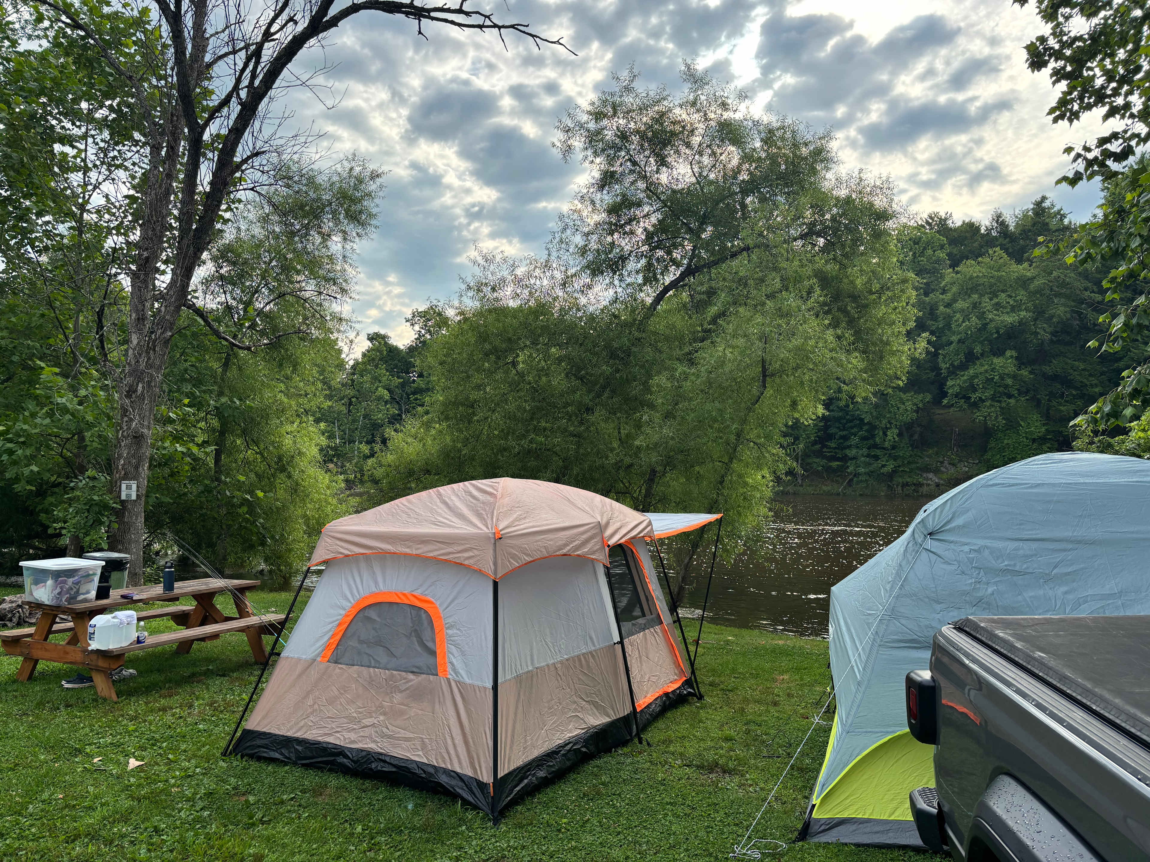 View looking out to River