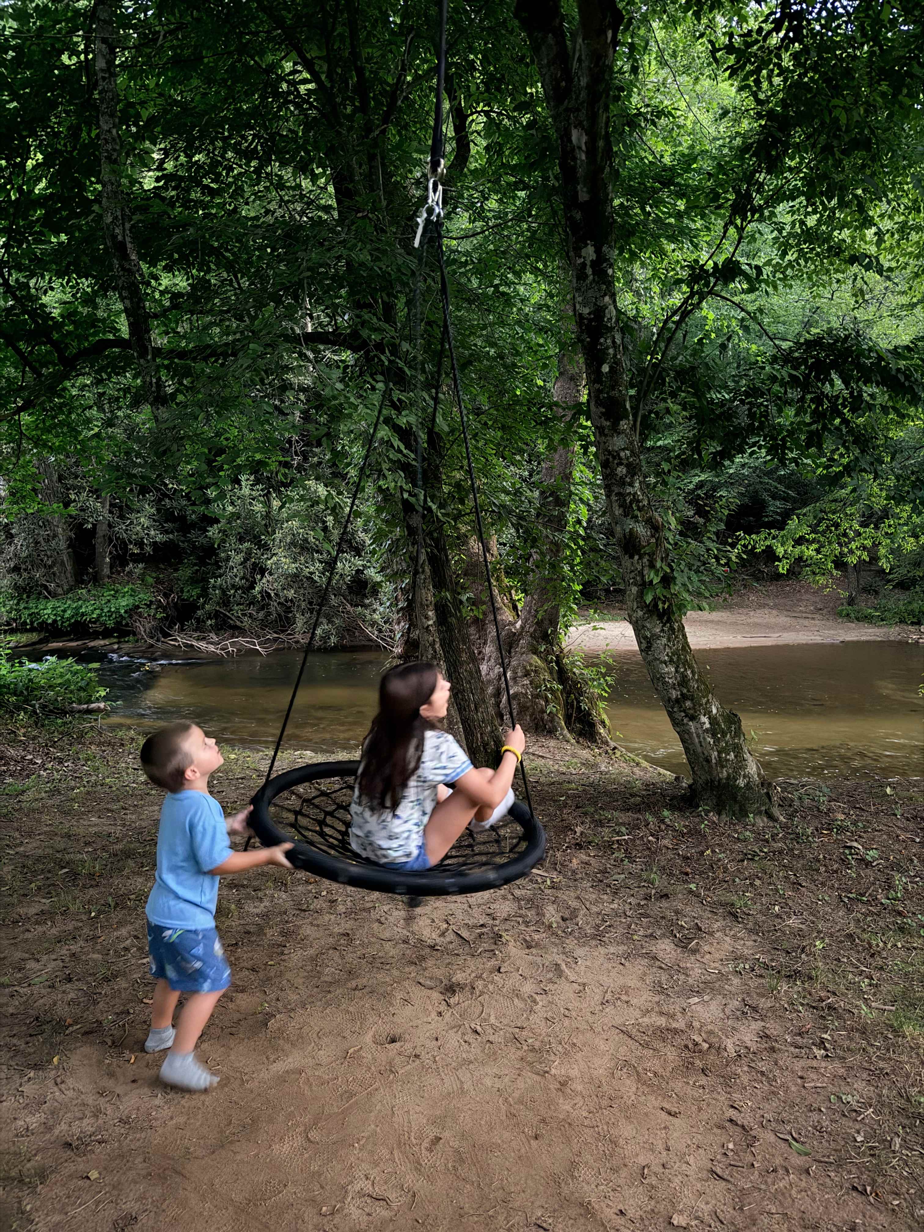 Riverside Camping on the Farm