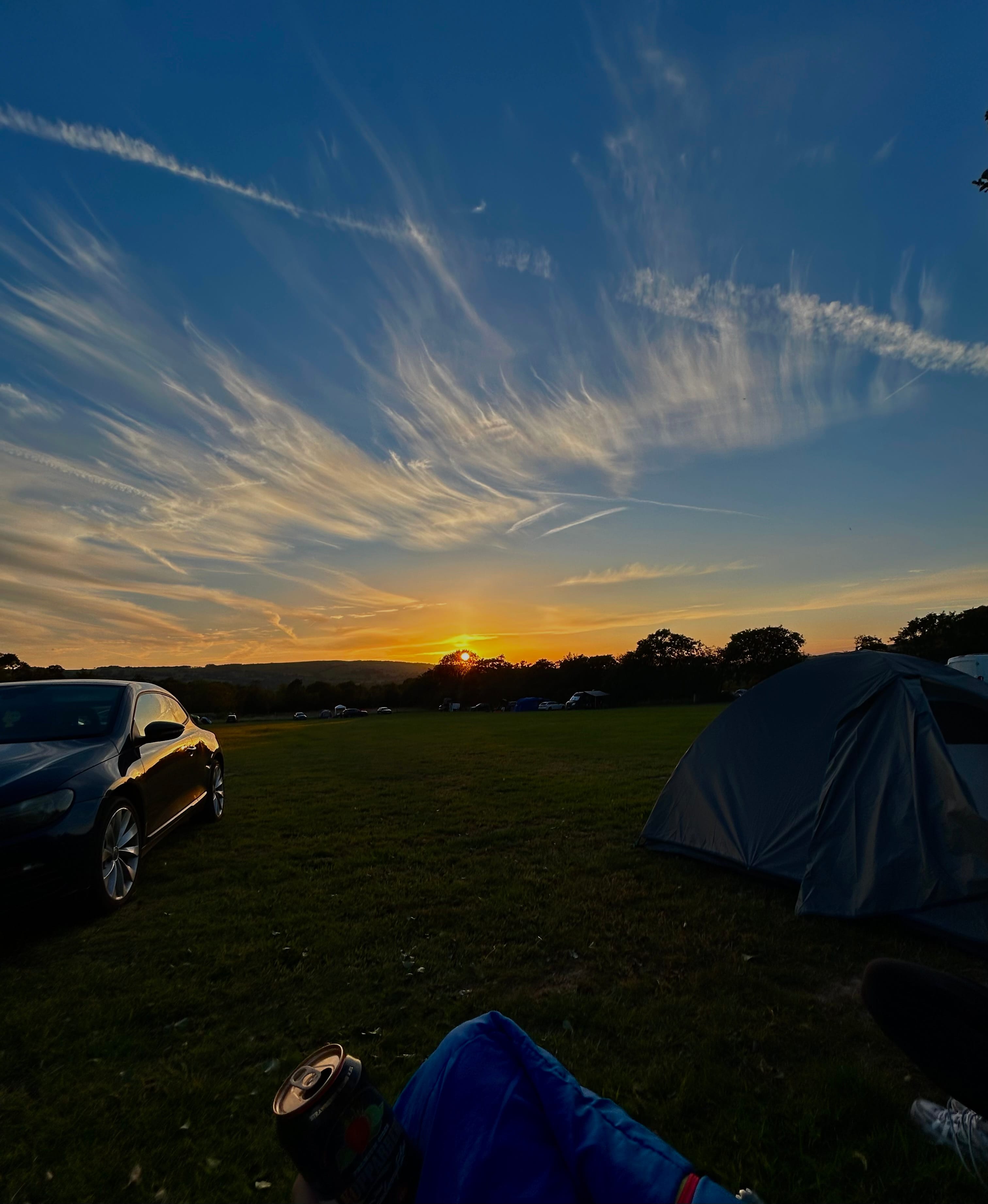 Camping at The Hollies
