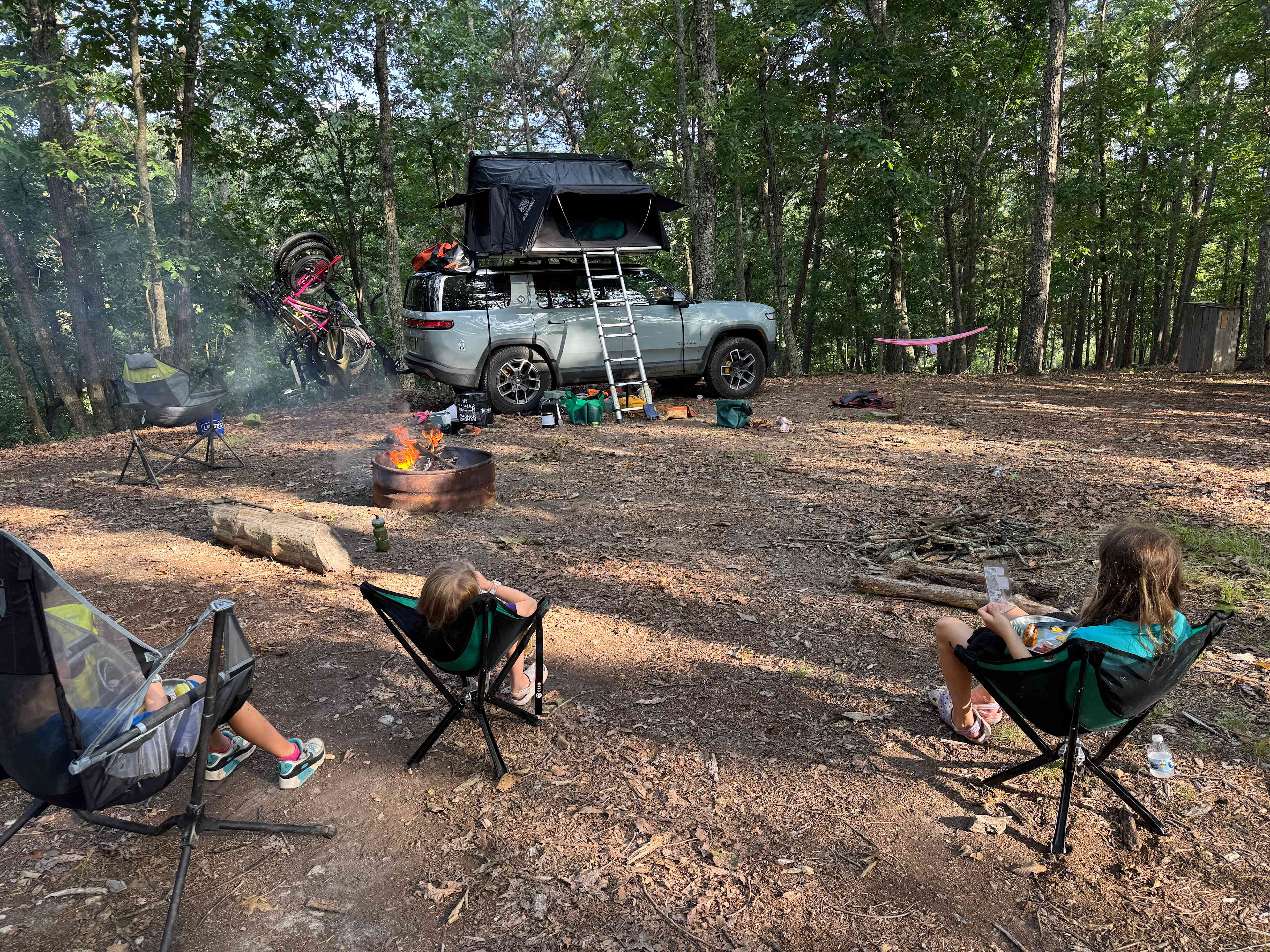 Camping at Lazy River Farm