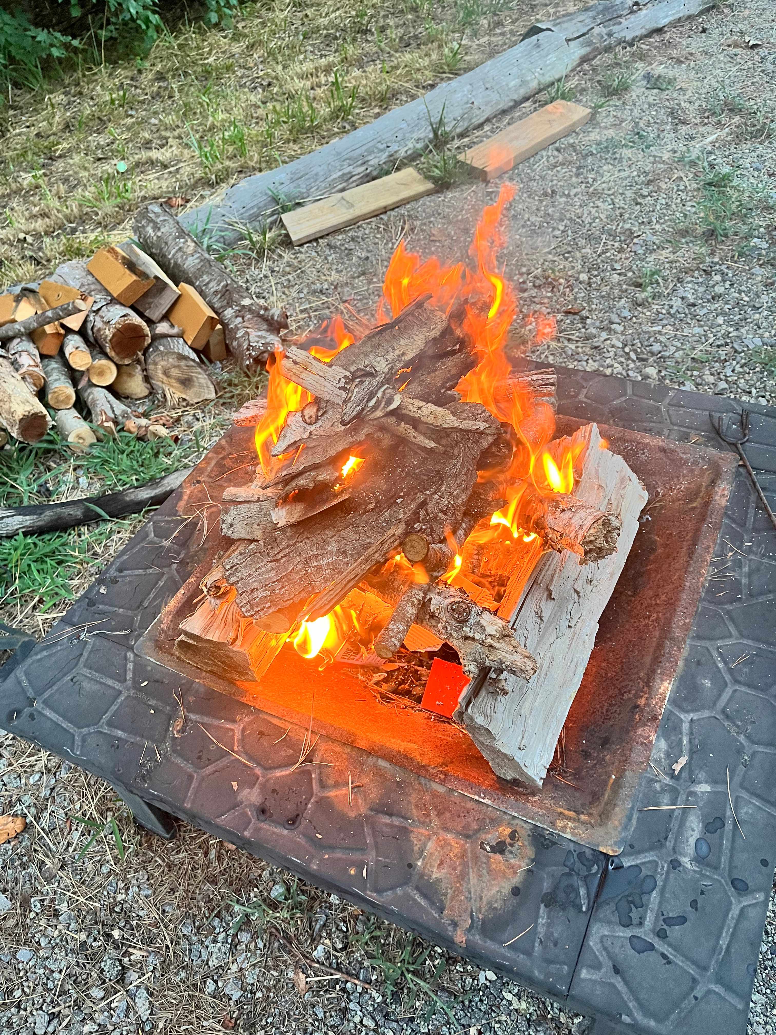 Nice campfire supplies 