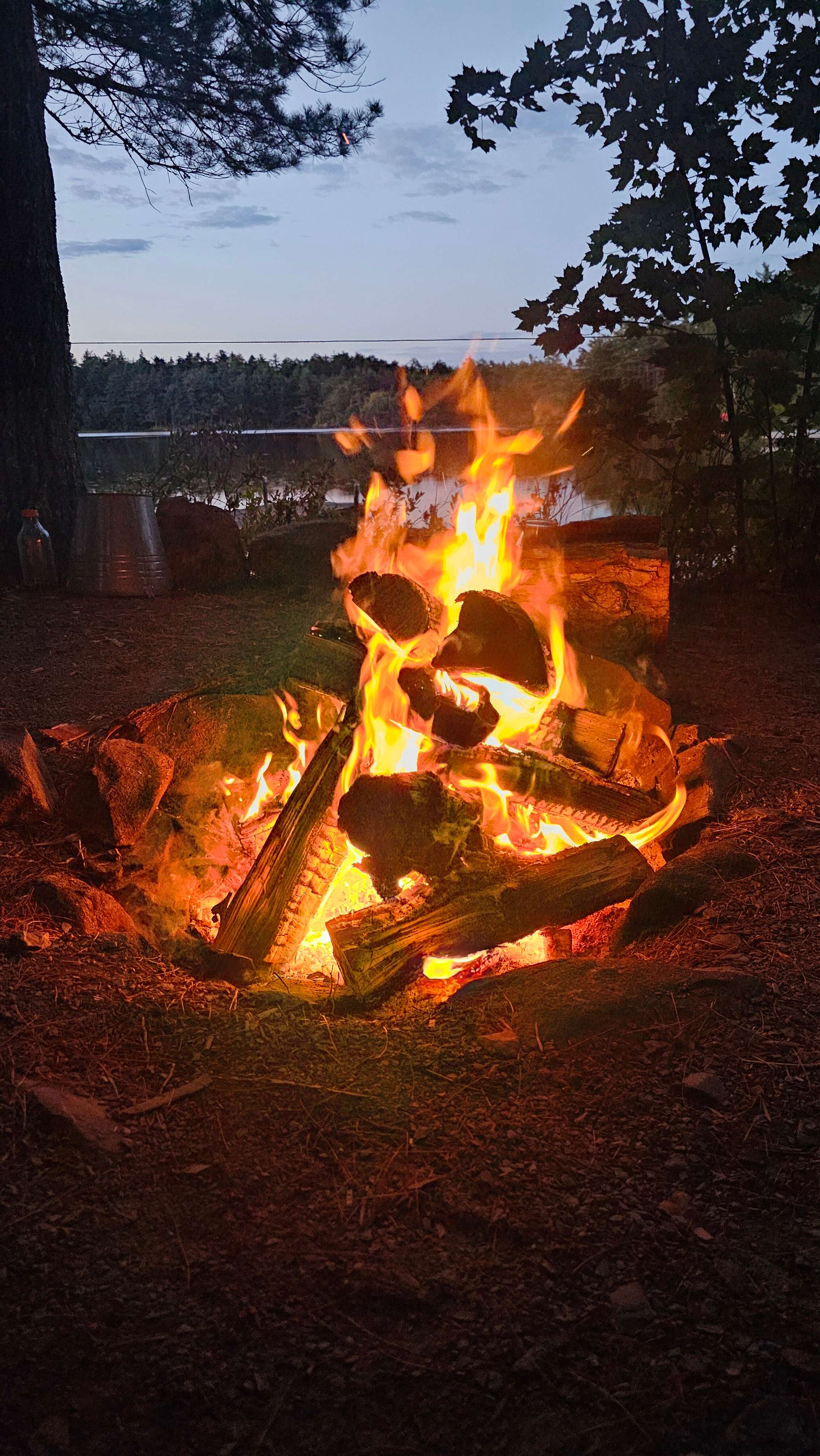 Relaxing fire