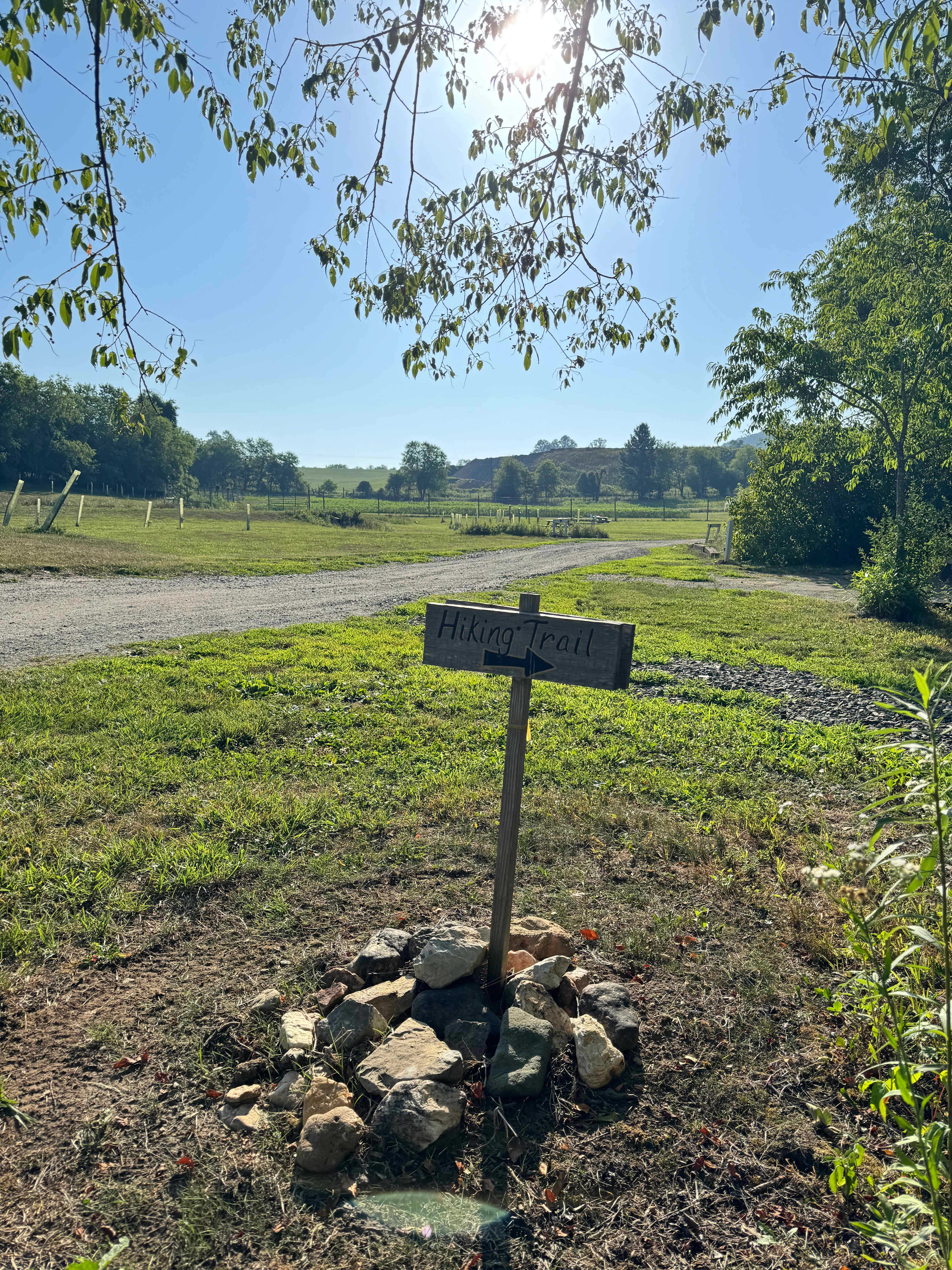 Walking trail entrance 