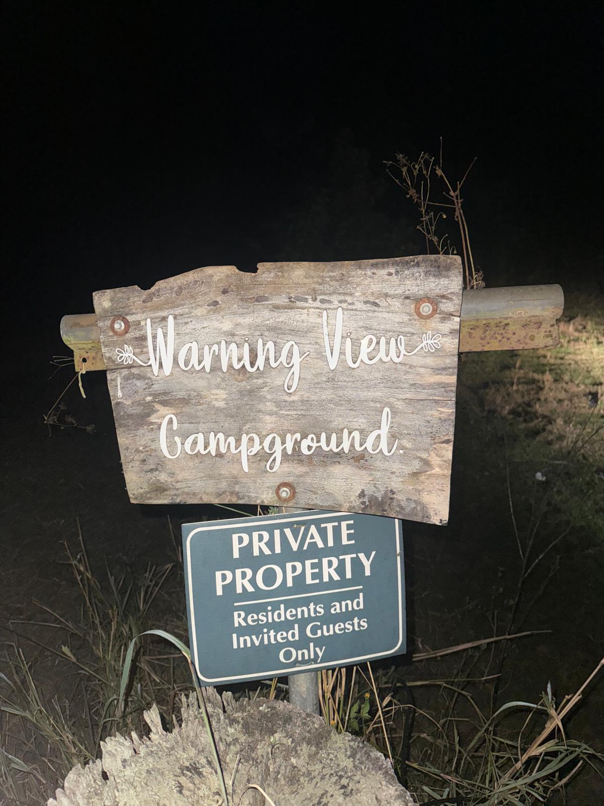 Warning View Campground