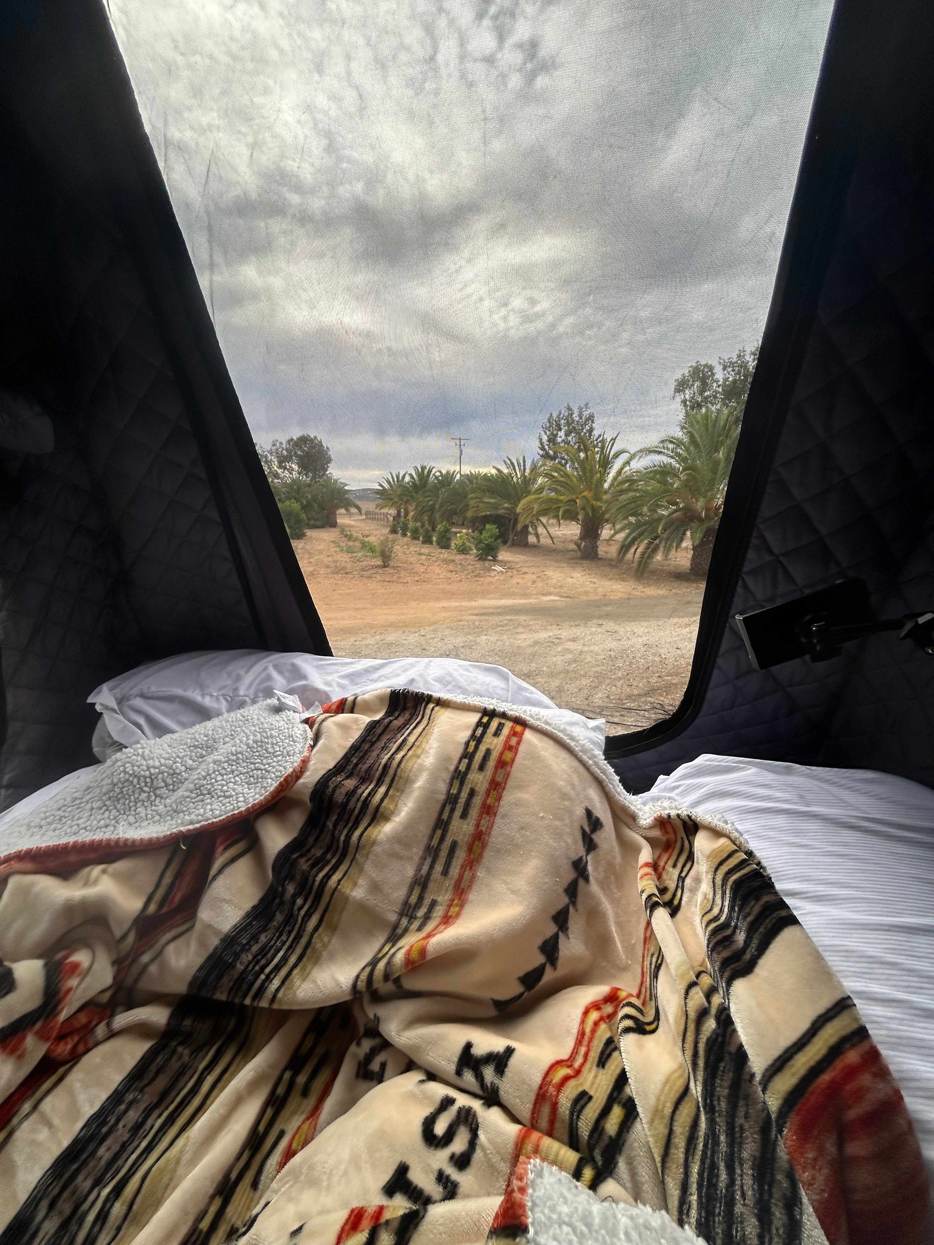 Good morning from my penthouse (aka roof top tent)