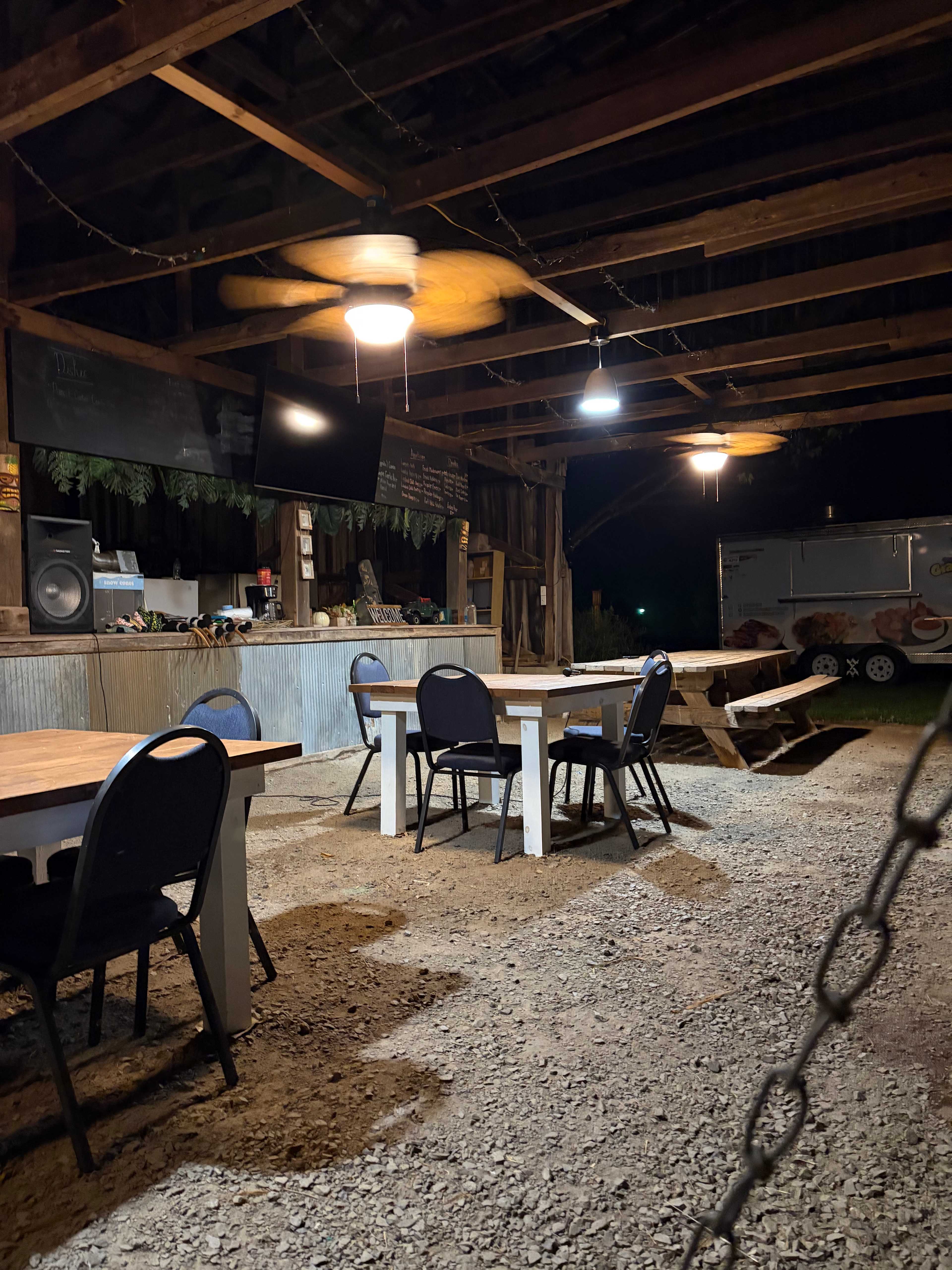 Communal barn area