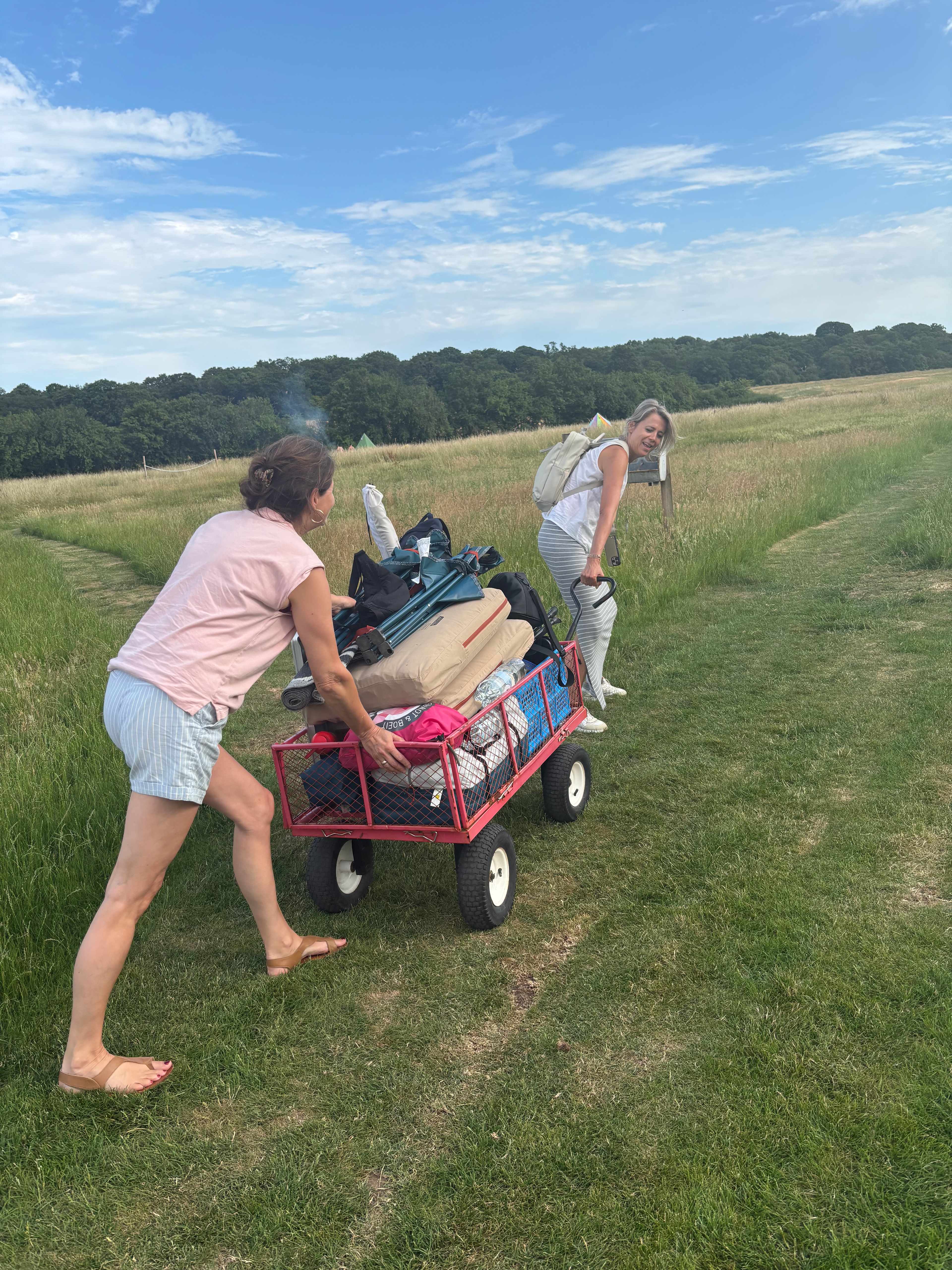 Two times walk with Al our campinggear! 