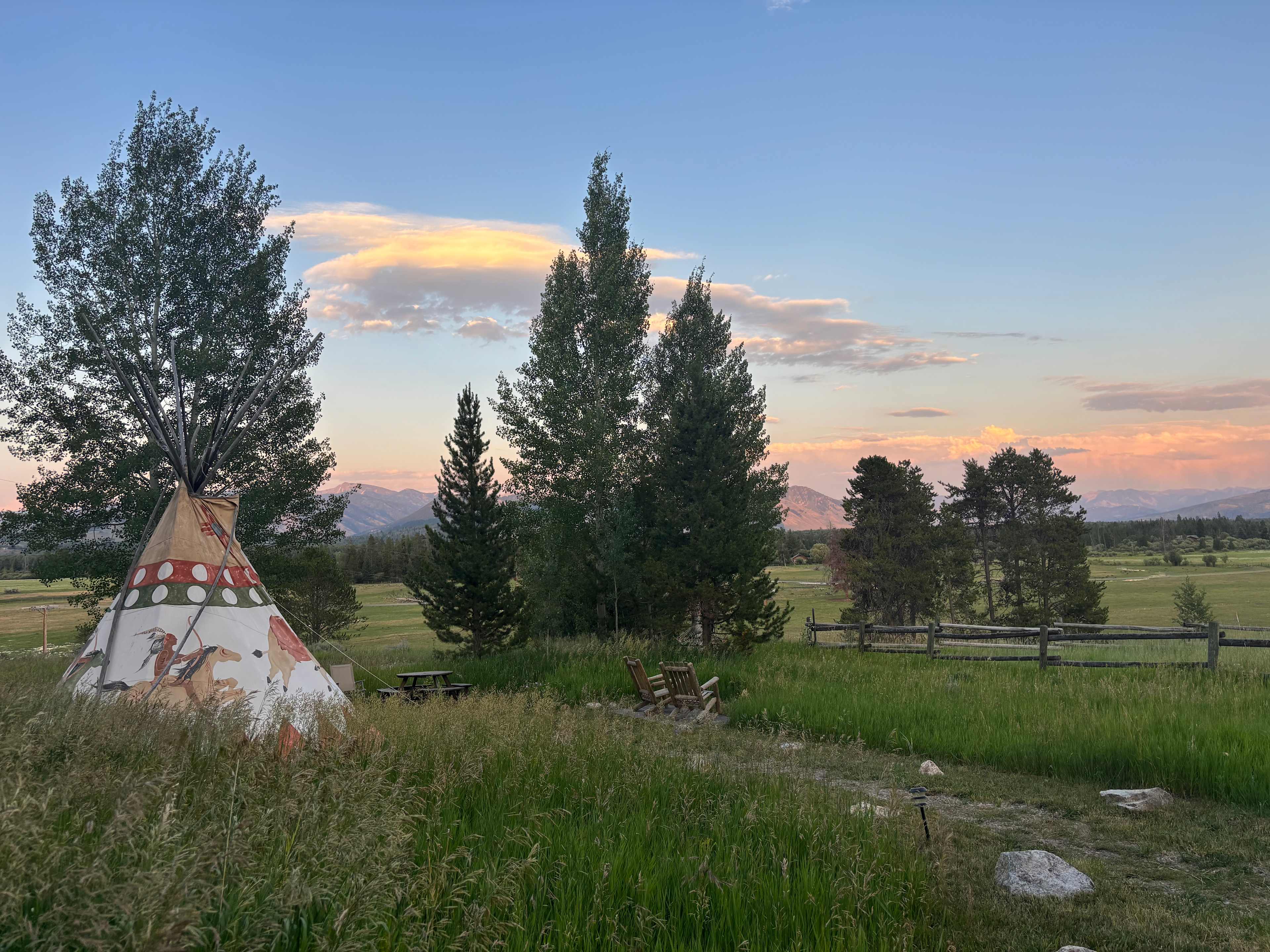 Teton Painted Tipi