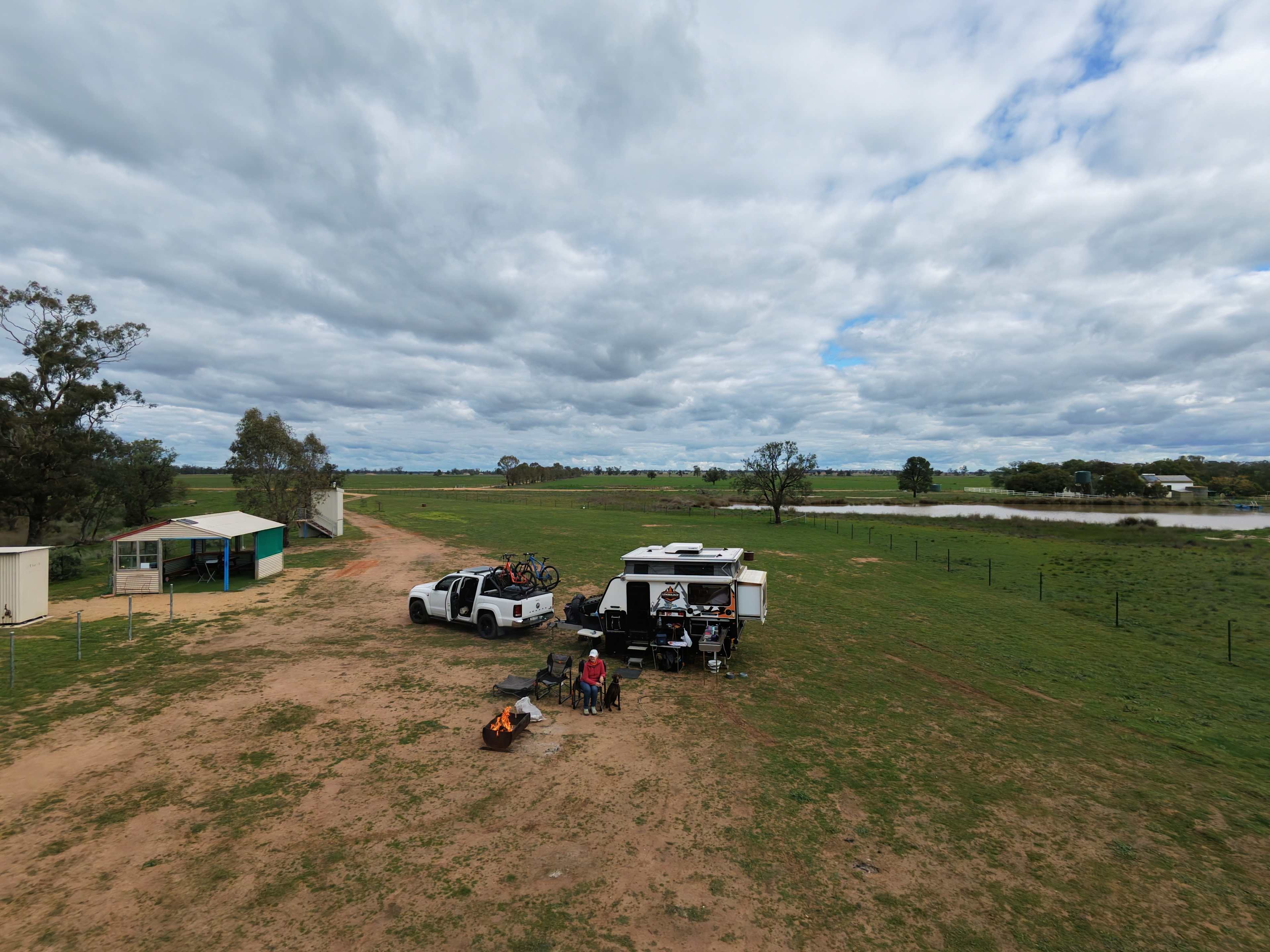 View of the site