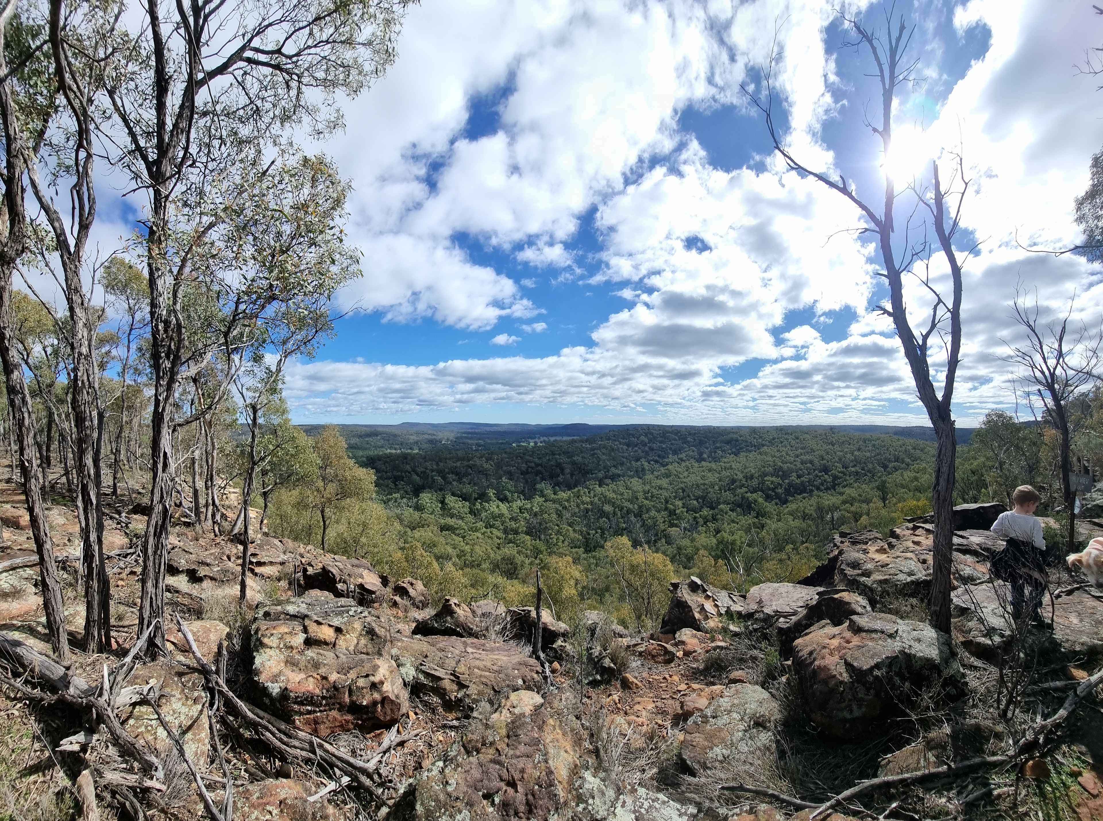 View from nearby walk