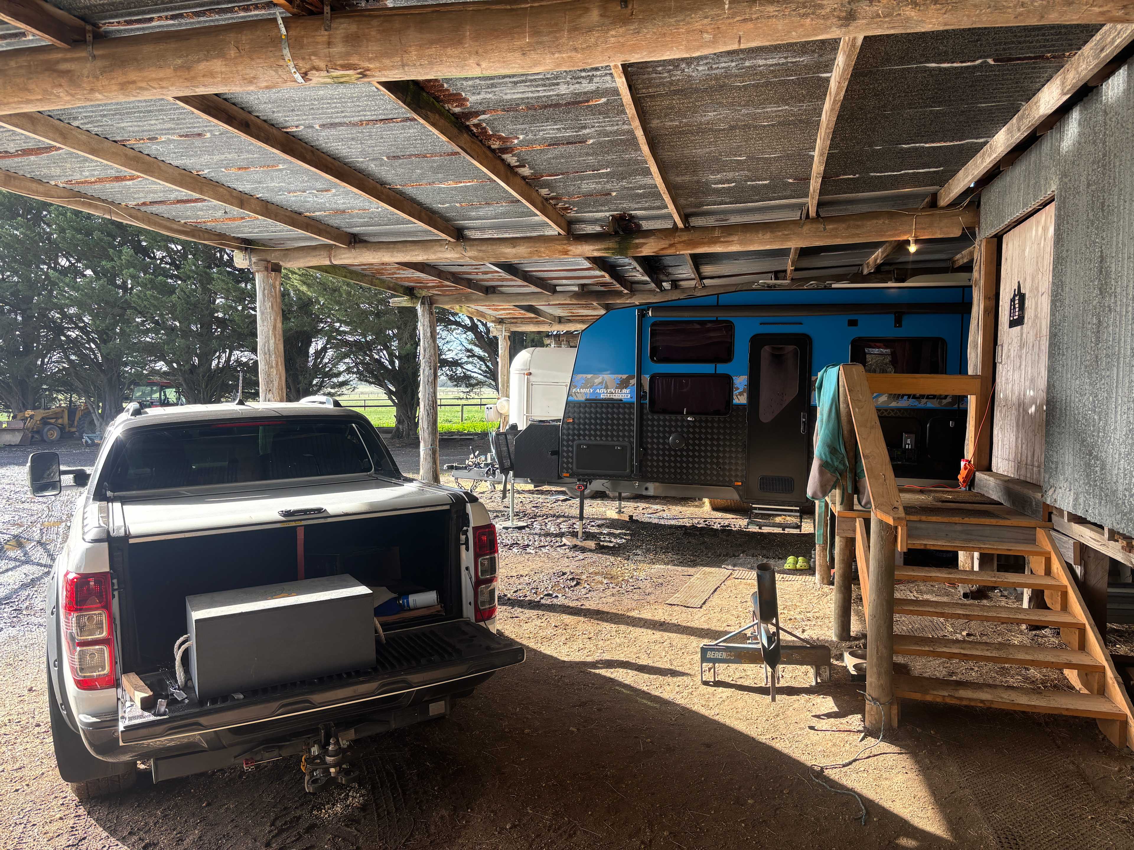 We had the barn to ourselves