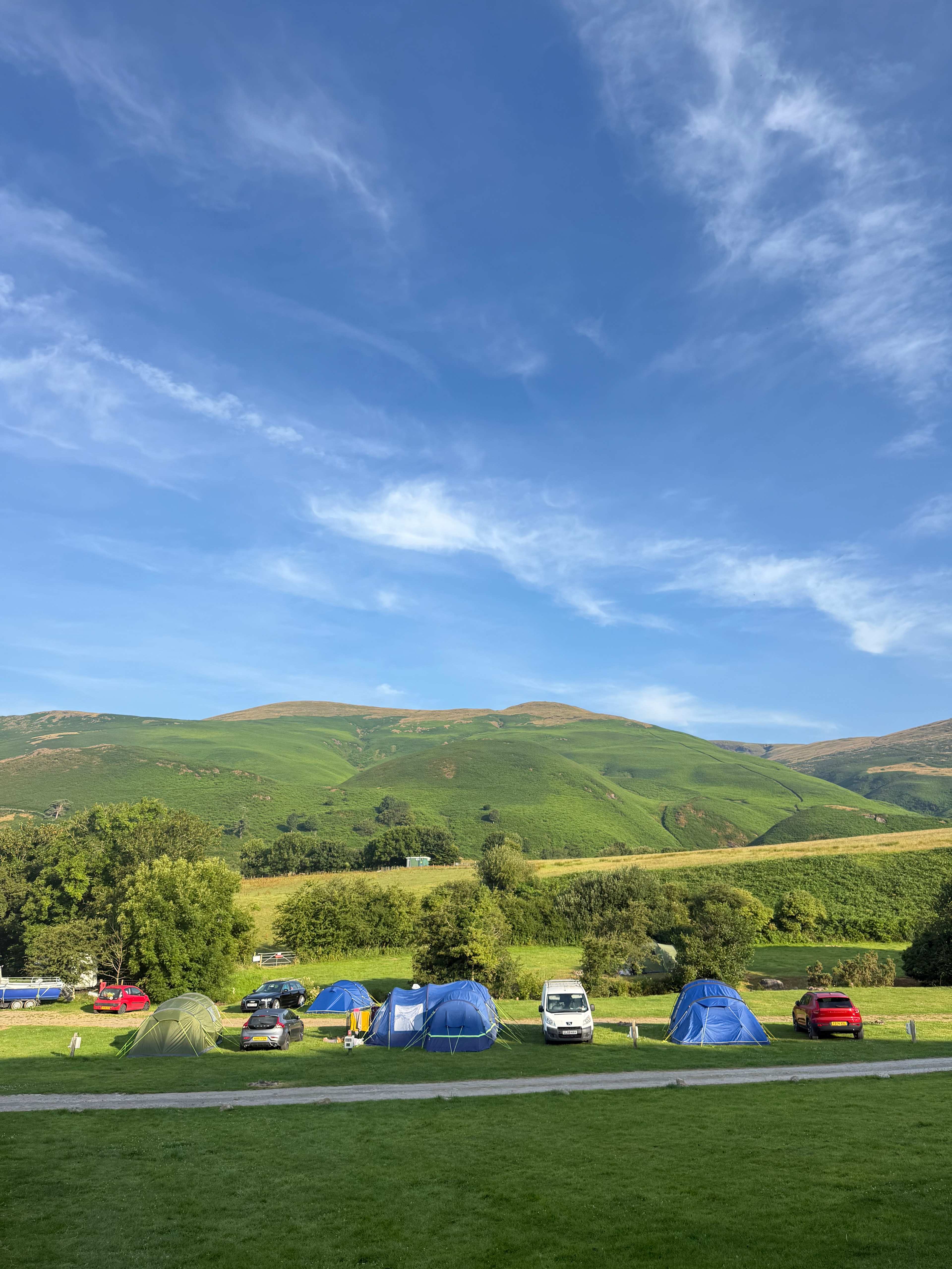 Magnificent view of the campsite ❤️