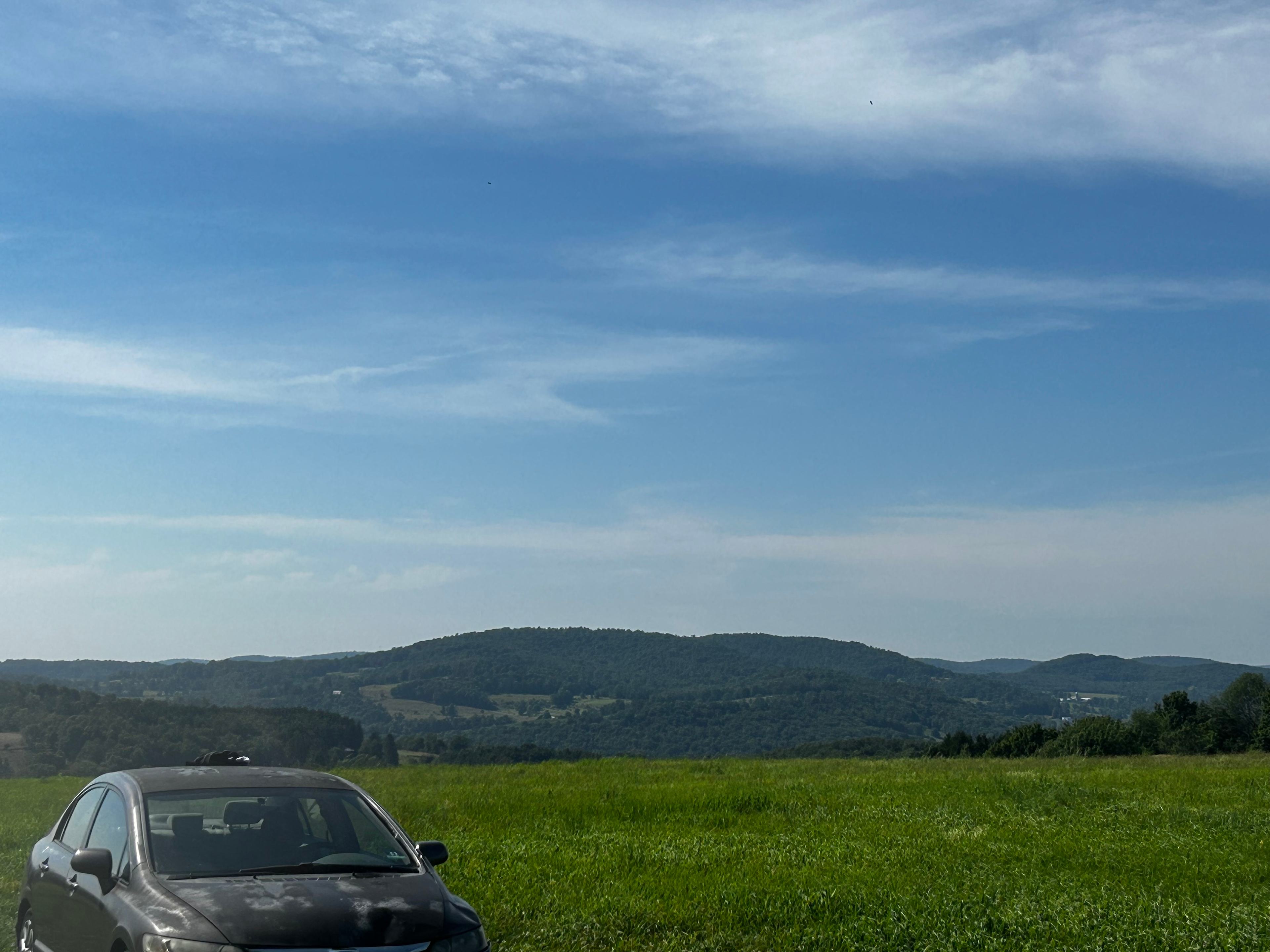 Wahl Dairy Farm.  Hilltop Campsite