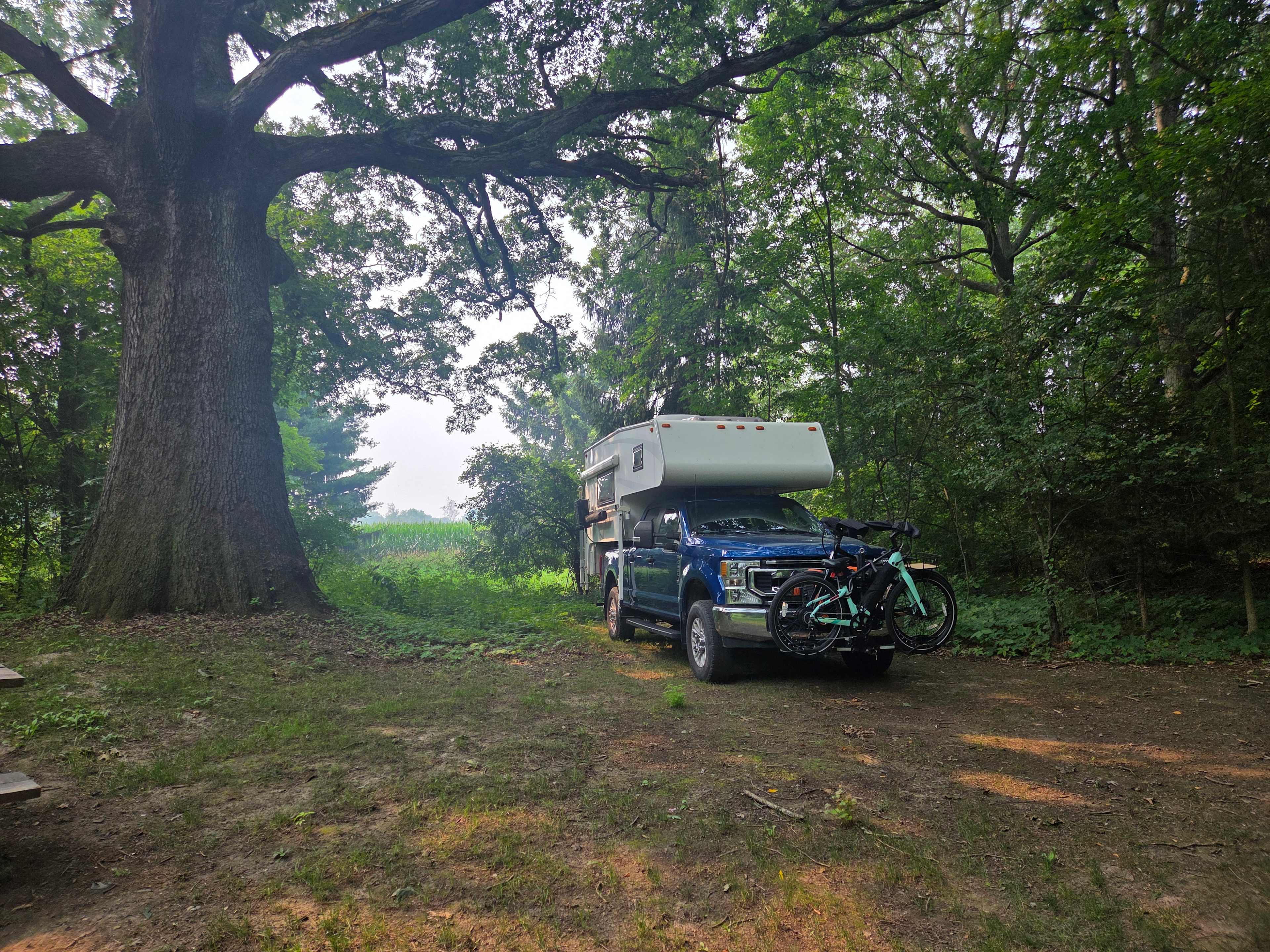 Shady level spot