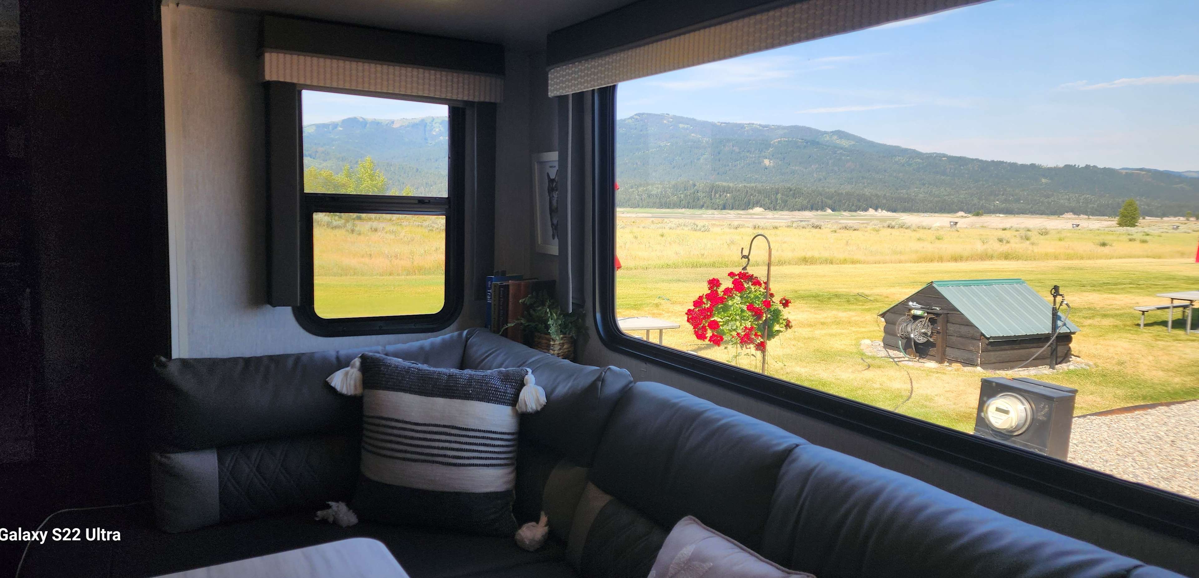 View from our travel trailer. 