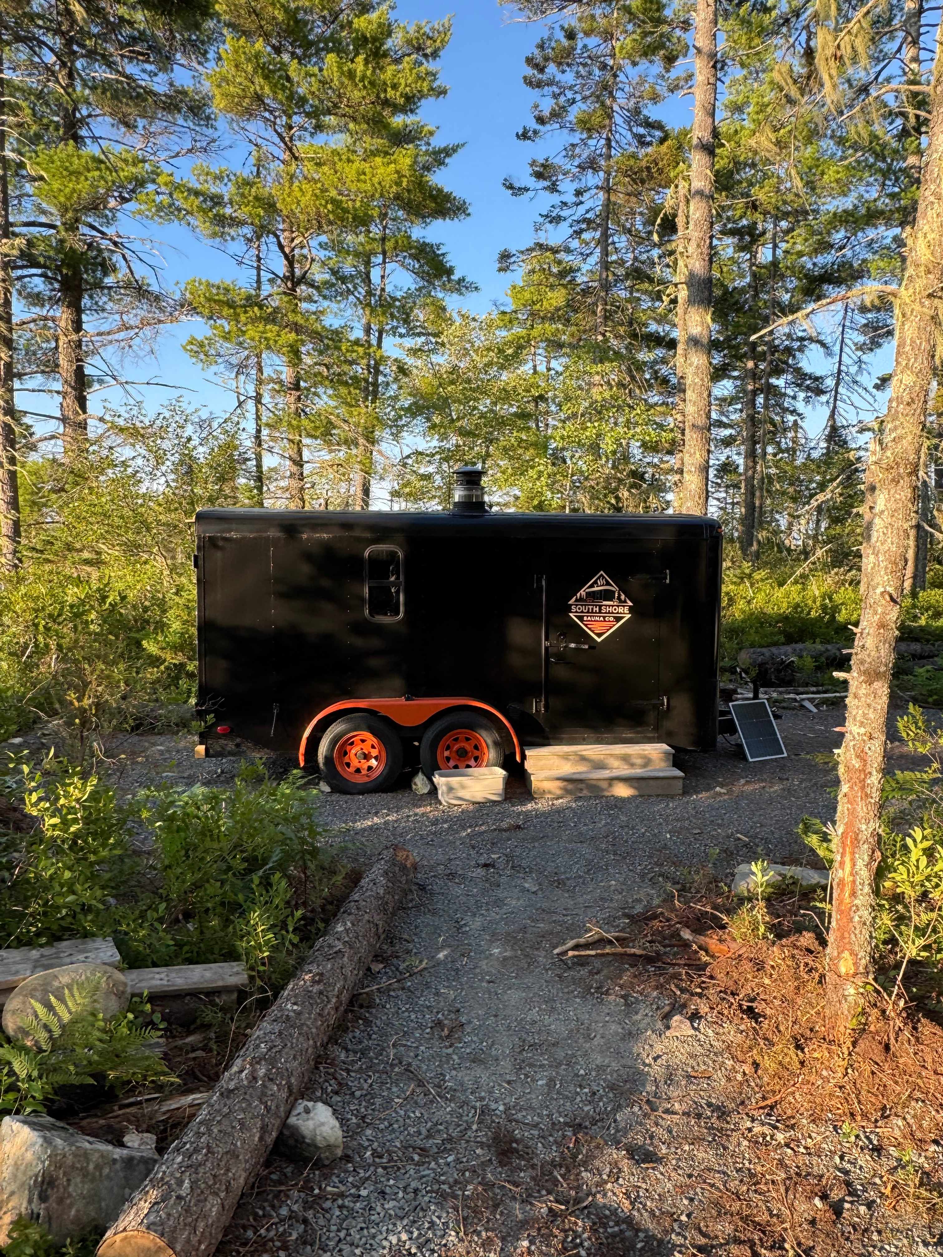 Optional to rent and use a wood fired sauna. 
