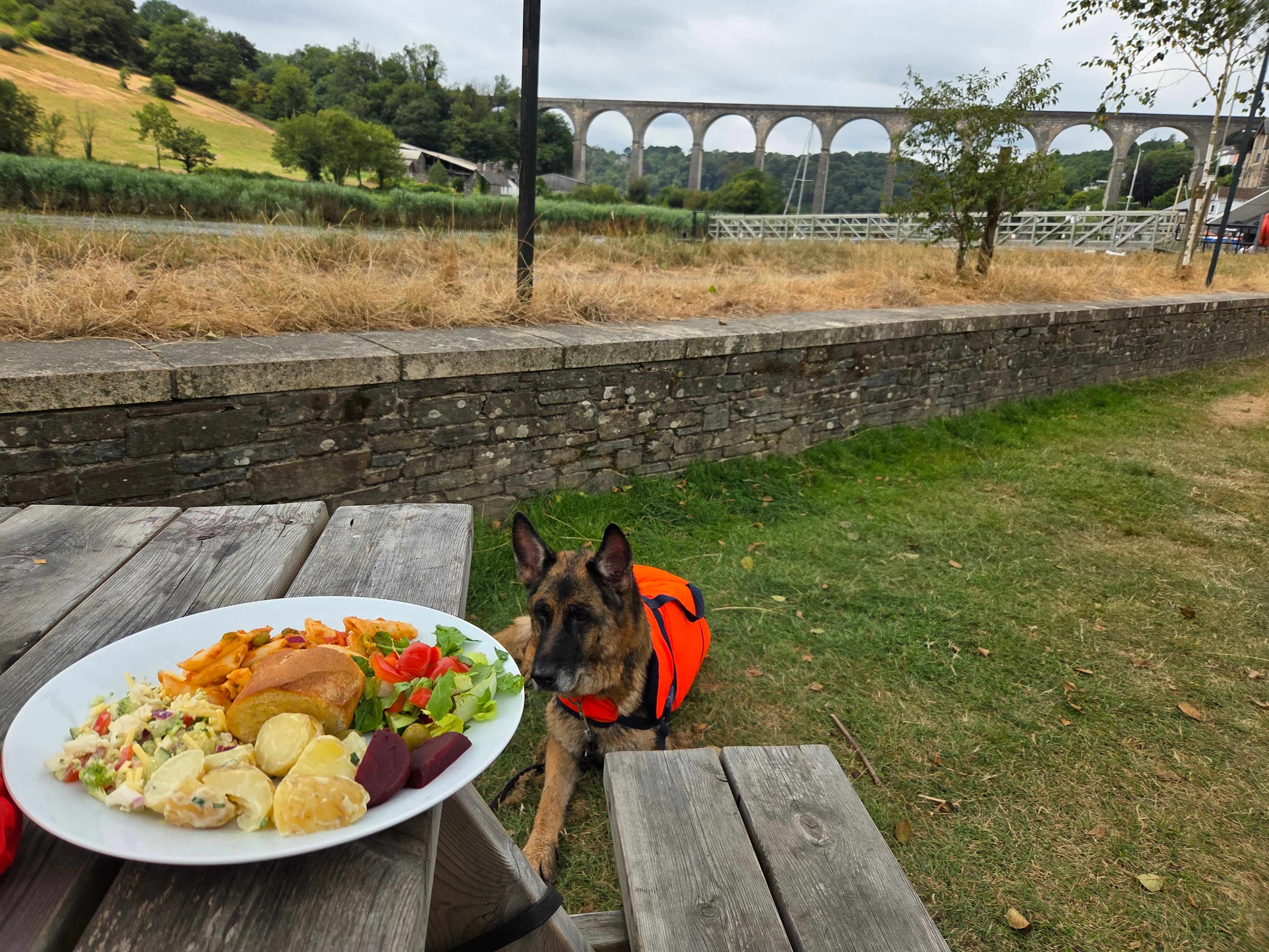 Lunch at Calstock