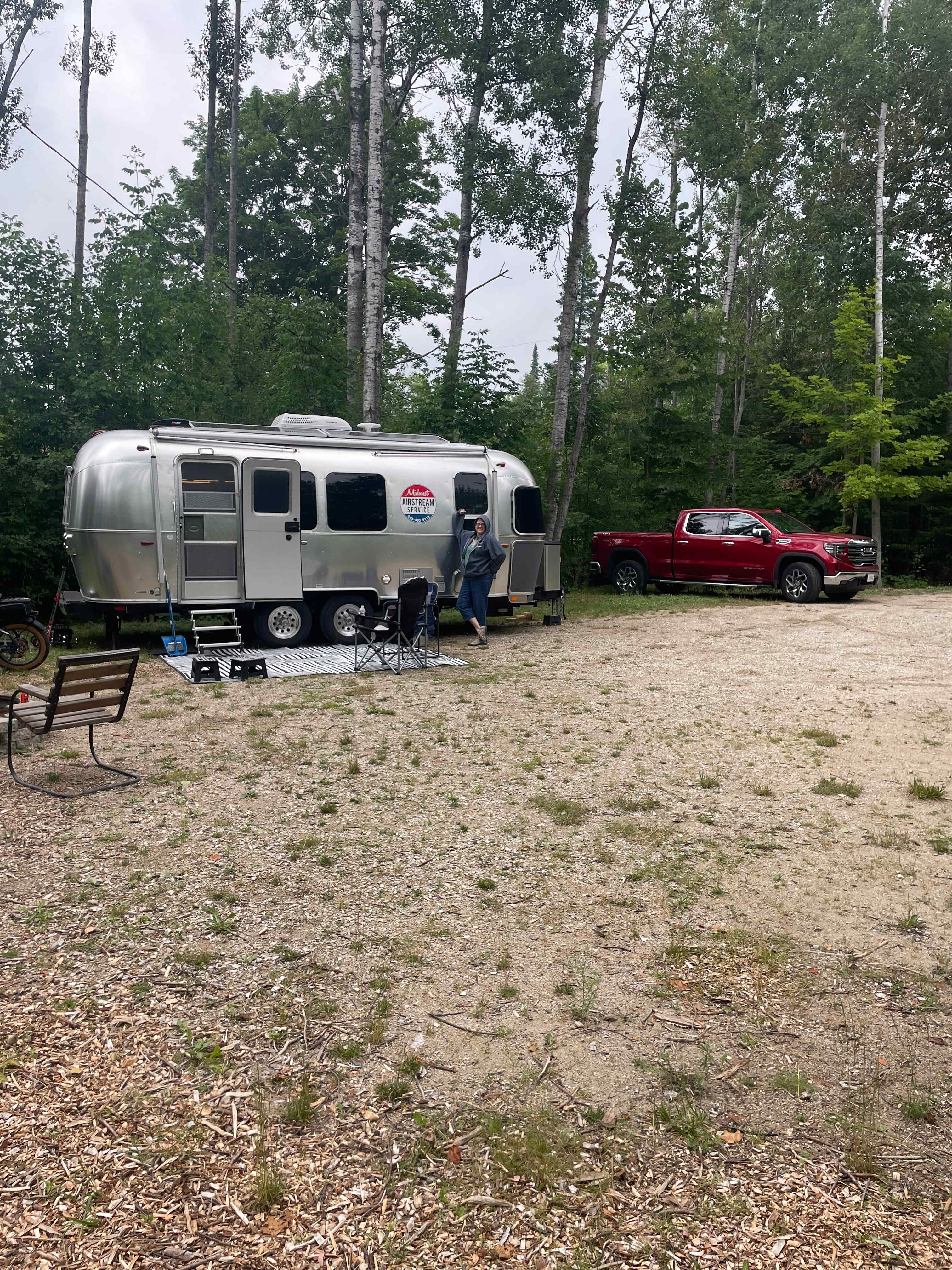 All set up and ready to explore the area!