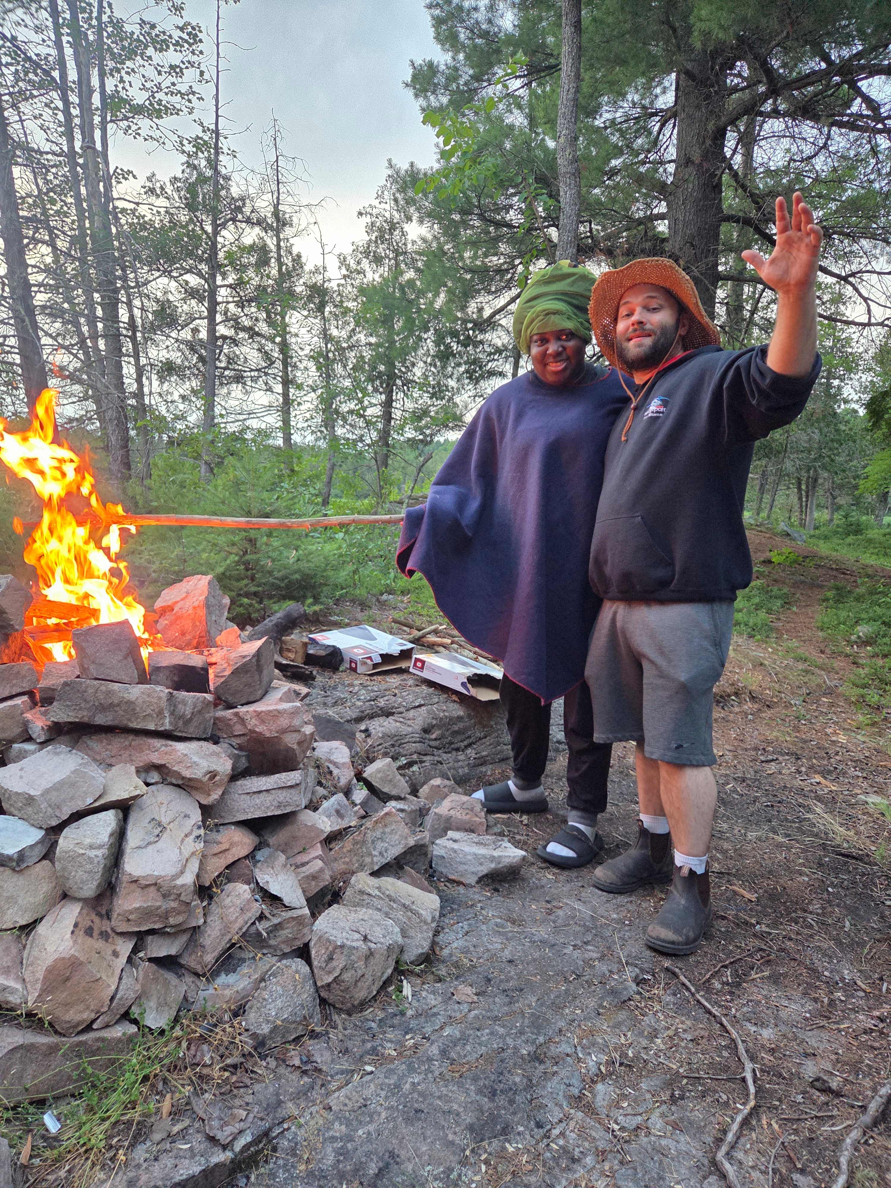 River camping